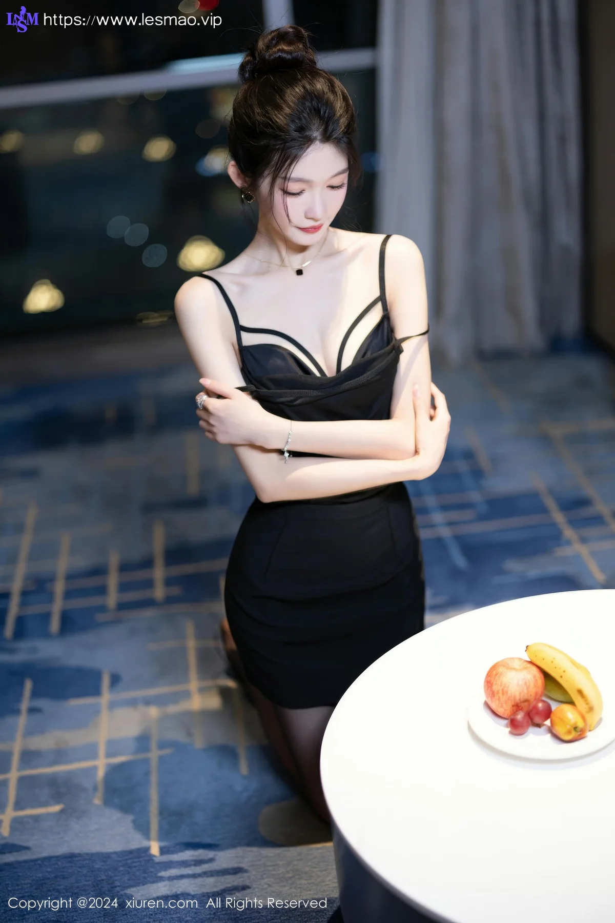 XiuRen 秀人 No.8791 程程程- 黑色OL服饰哈尔滨旅拍1 - 36