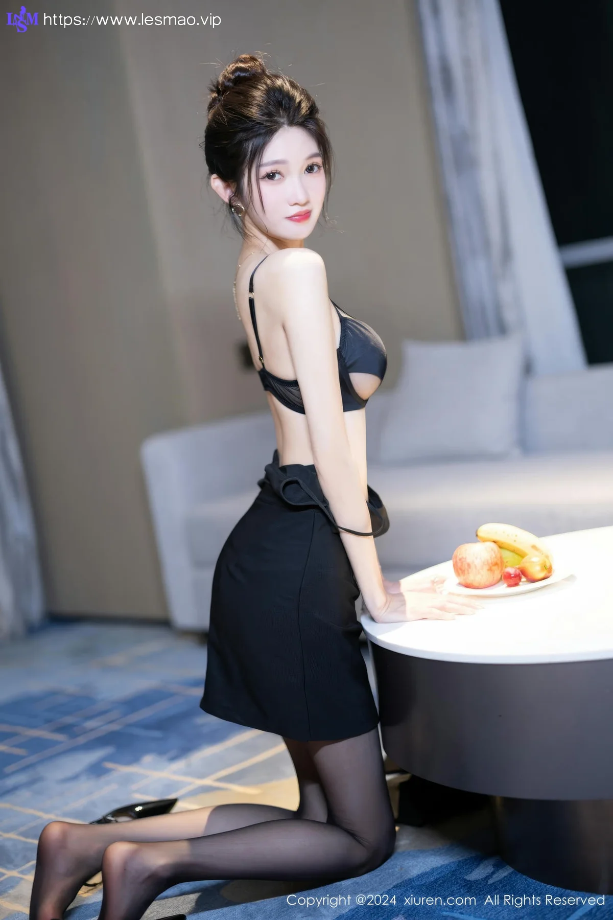 XiuRen 秀人 No.8791 程程程- 黑色OL服饰哈尔滨旅拍1 - 40