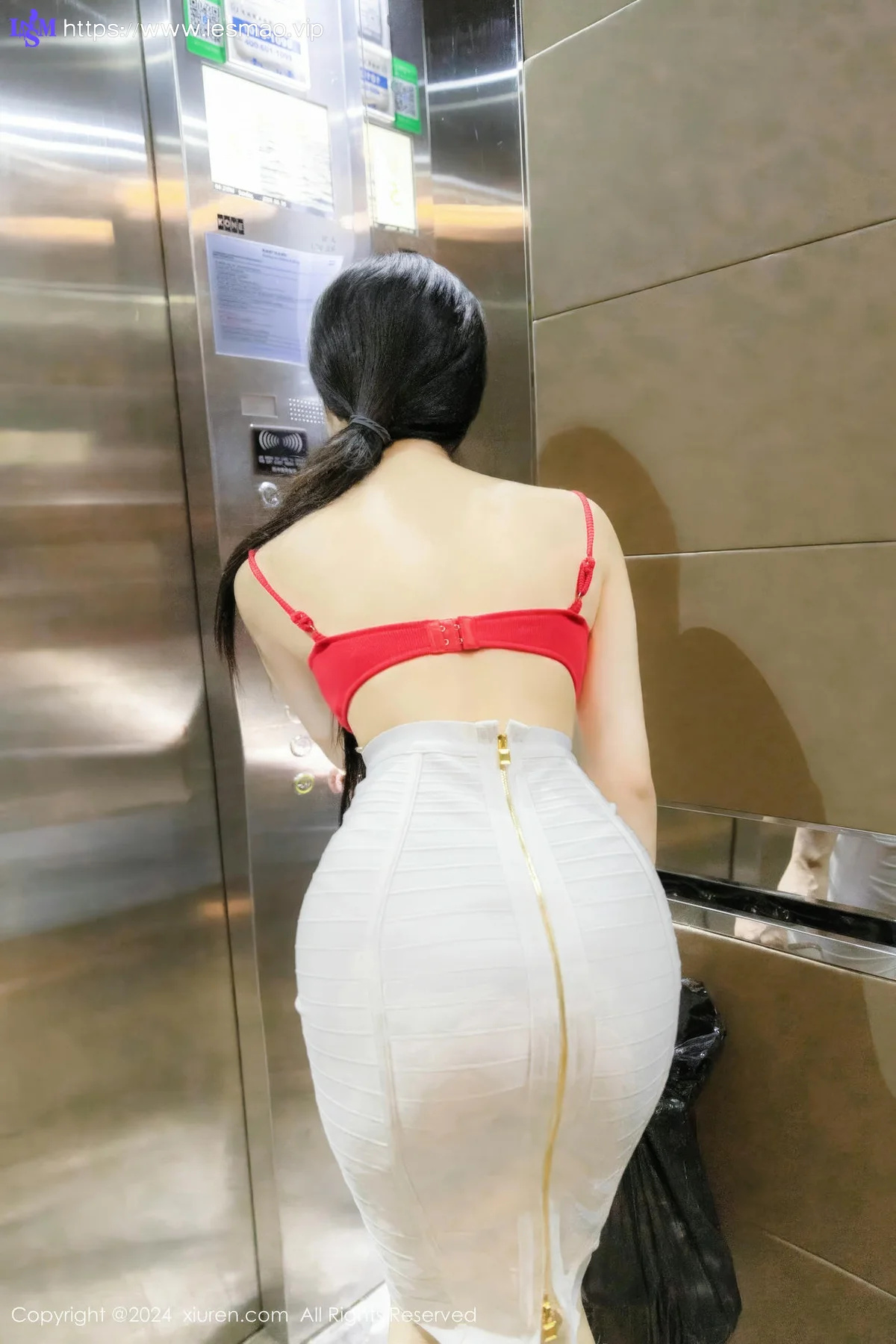 XiuRen 秀人 No.8794 龙雪儿 红色情内衣性感写真111 - 14