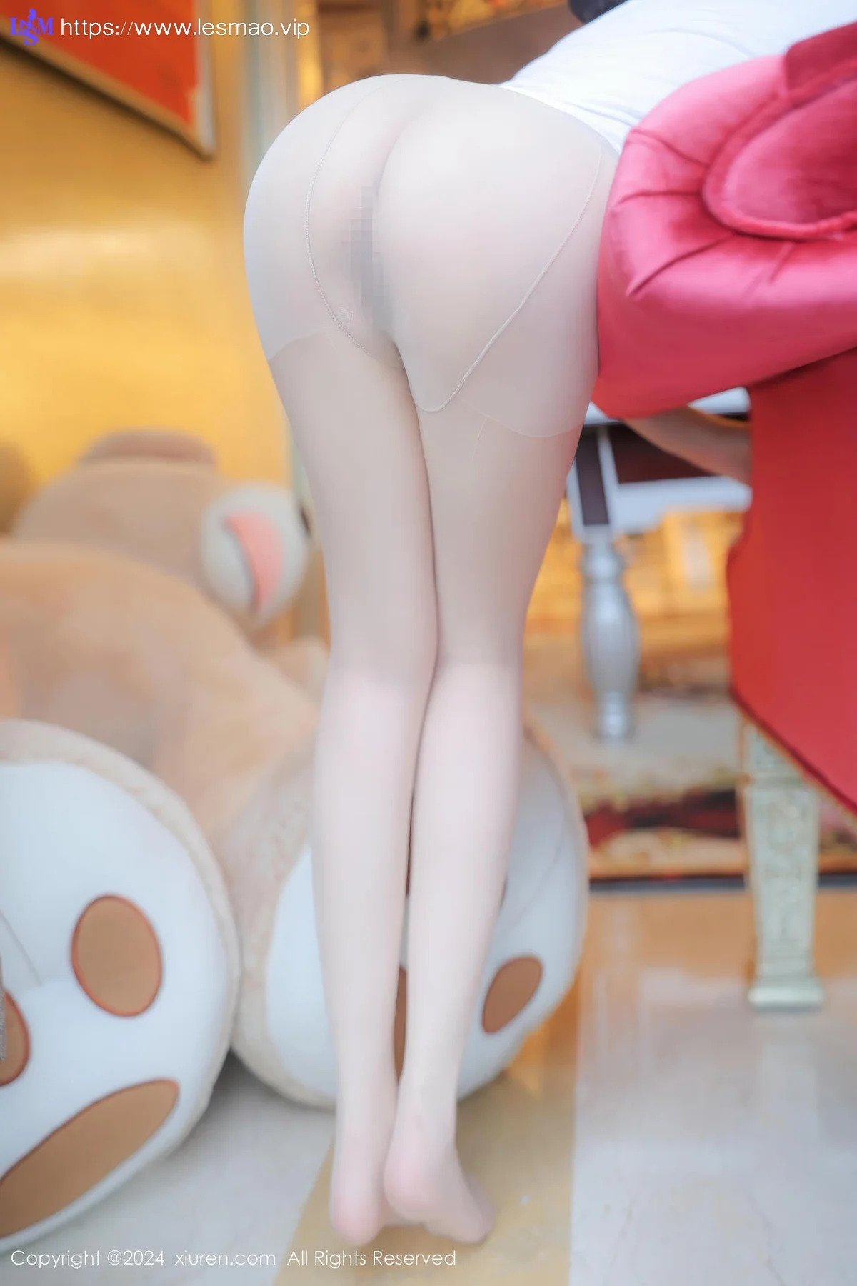 XiuRen 秀人 No.8809 娜娜子yy 首套写真白色T恤 - 52