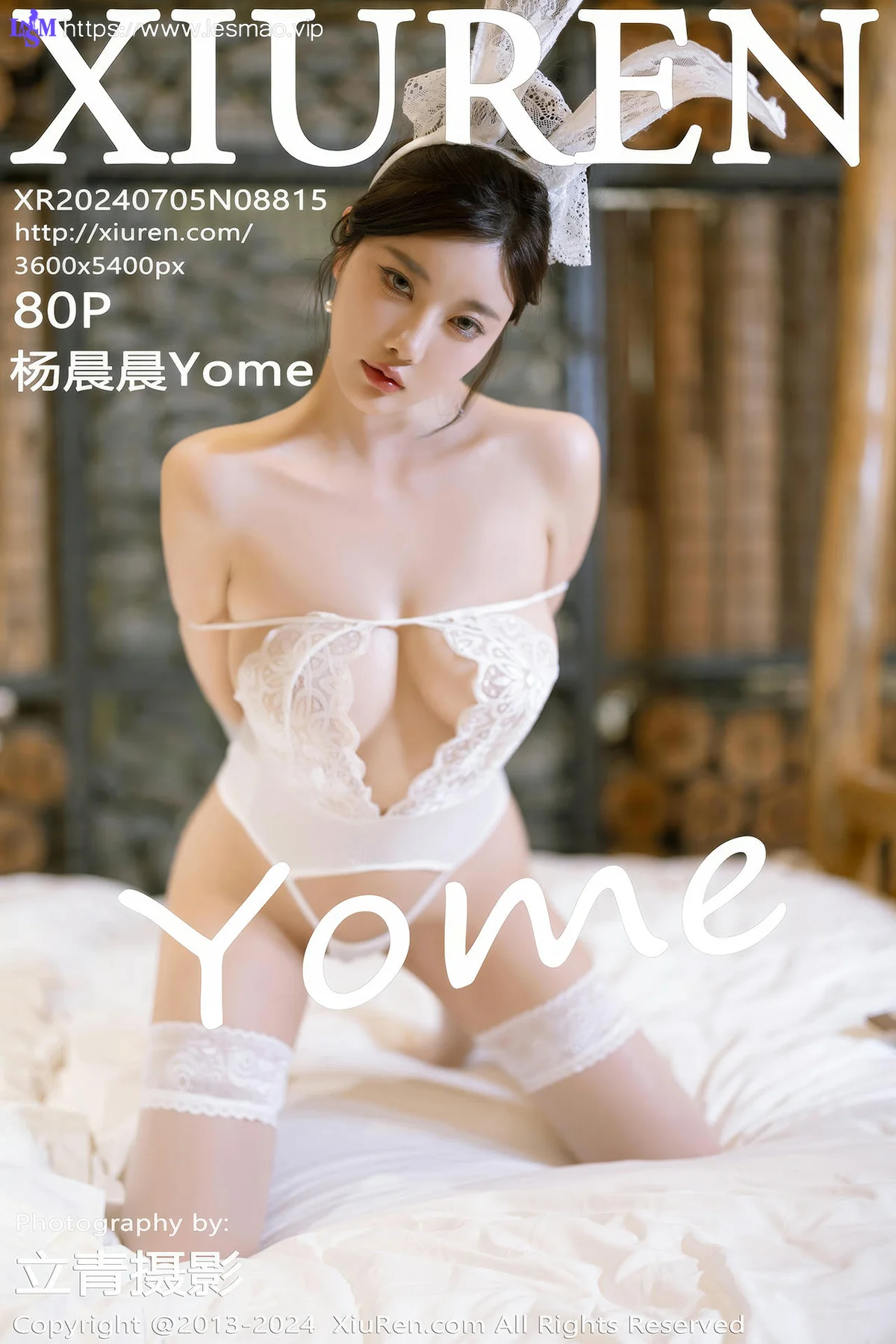 XiuRen 秀人 No.8815 杨晨晨Yome 白色蕾丝情趣性感写真22 - 81