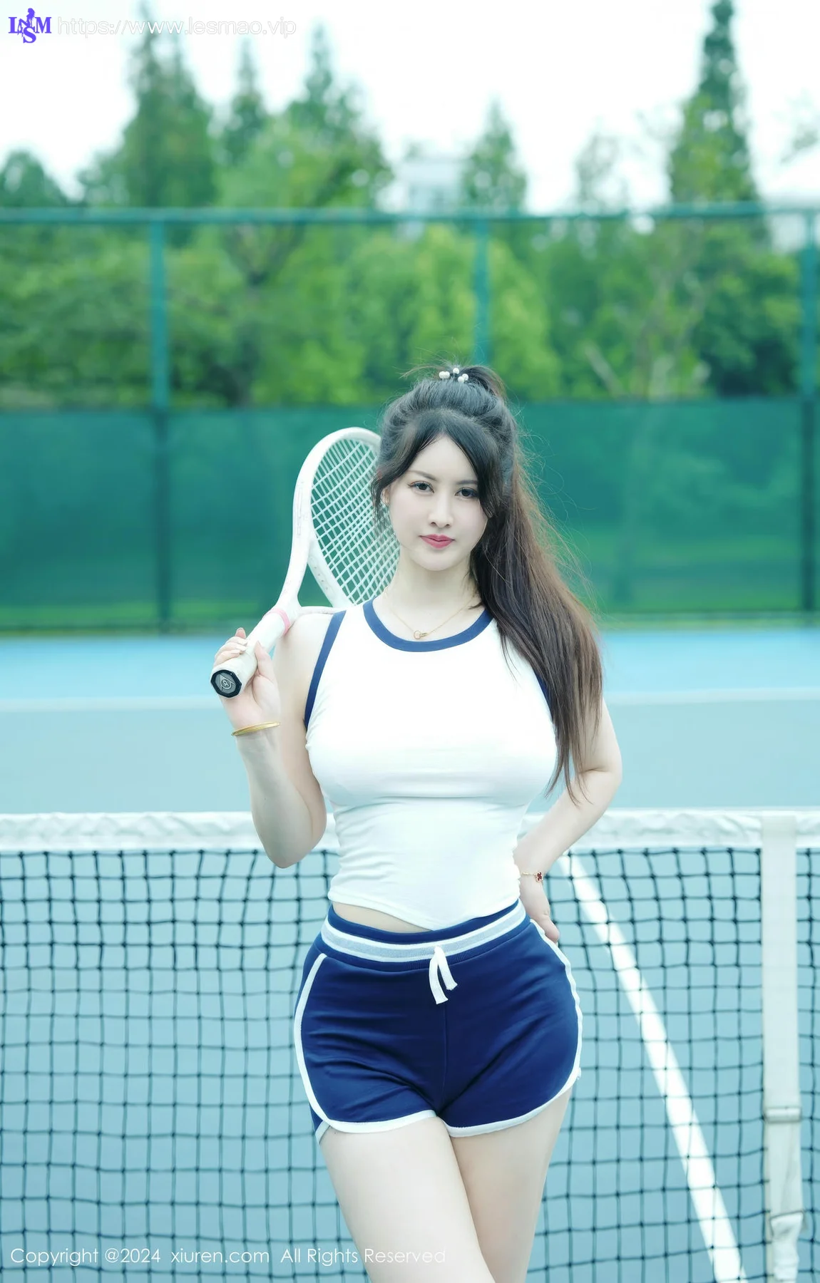 XiuRen 秀人 No.8821 诗诗kiki 网球场地性感写真22 - 58