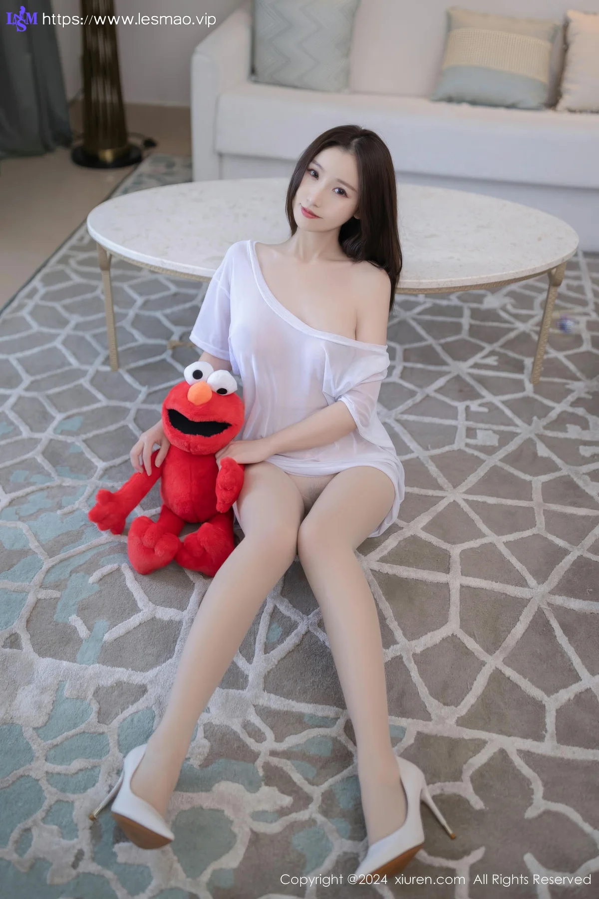 XiuRen 秀人 No.8834 杏子Yada 白色轻透连衣短裙性感写真3 - 20