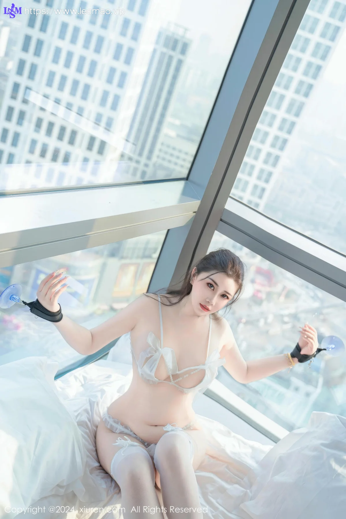 XiuRen 秀人 No.8837 王婉悠Queen 蕾丝珍珠睡衣性感写真 - 60