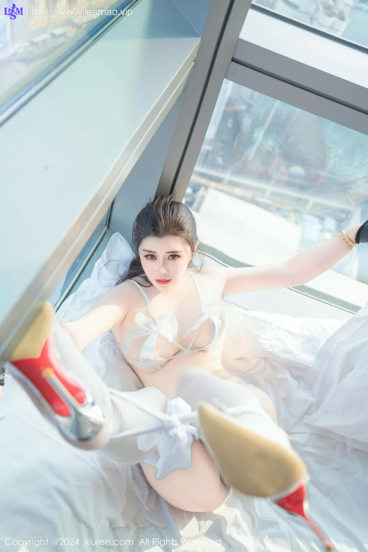 XiuRen 秀人 No.8837 王婉悠Queen 蕾丝珍珠睡衣性感写真 - 67
