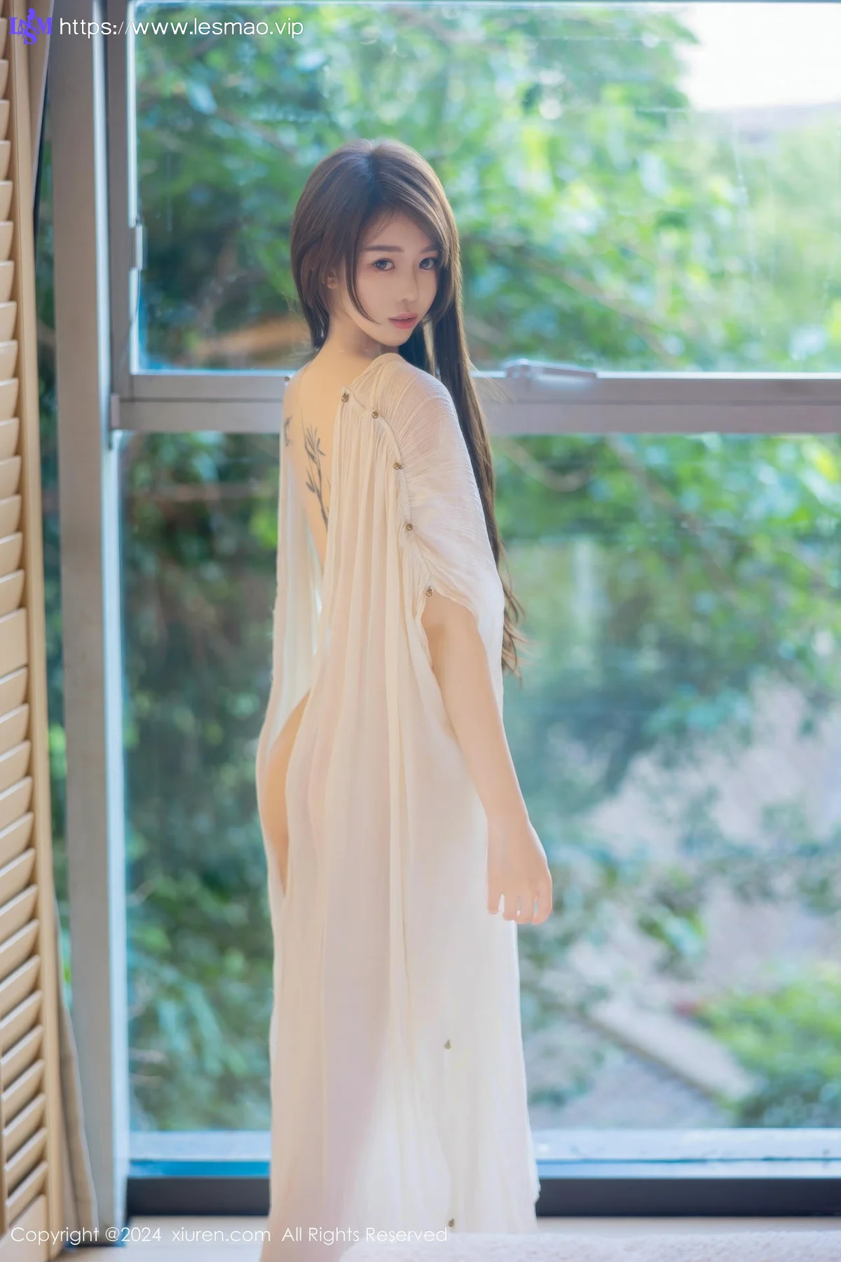 XiuRen 秀人 No.8842 夏竹 浅色连衣裙性感写真 - 73