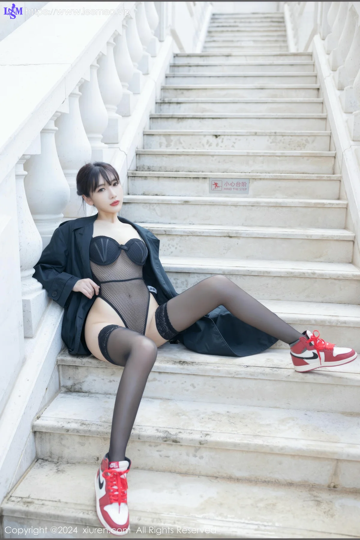 XiuRen 秀人 No.8844 陆萱萱 黑色蕾丝情趣服饰性感写真111 - 68