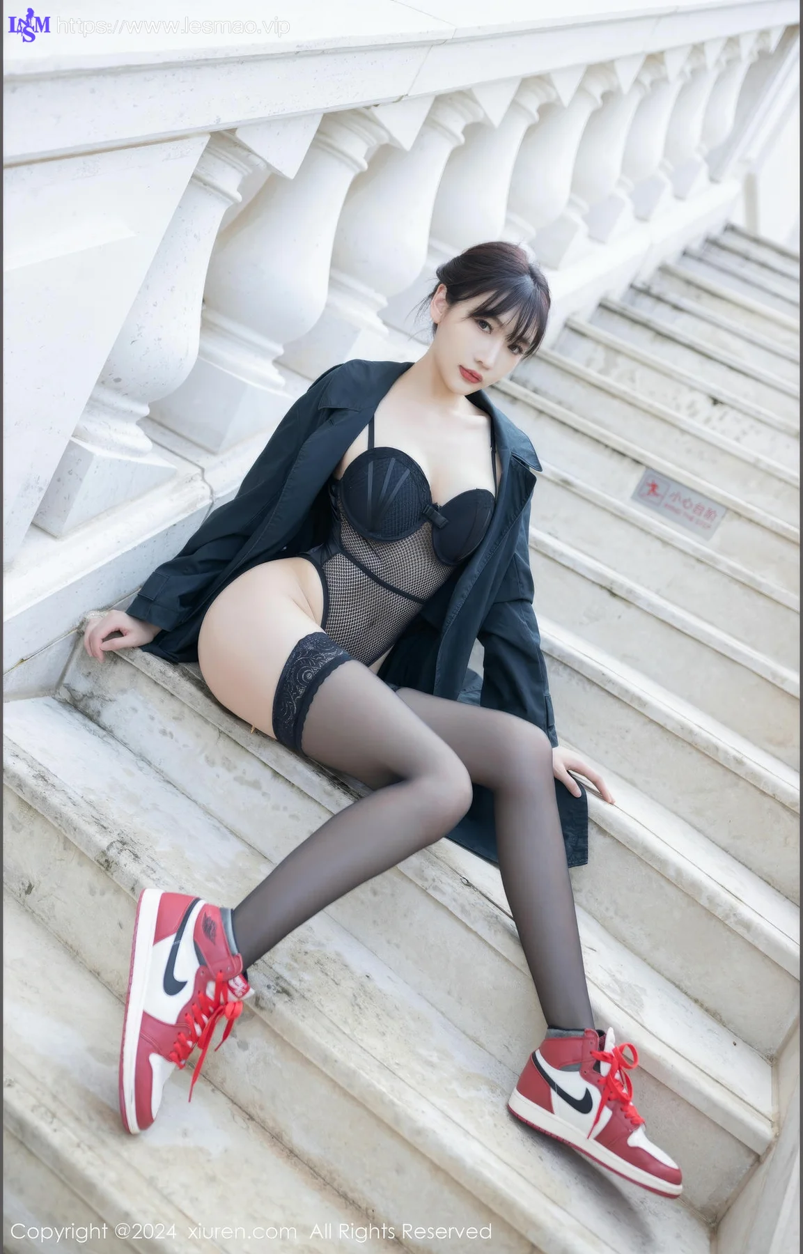 XiuRen 秀人 No.8844 陆萱萱 黑色蕾丝情趣服饰性感写真111 - 70