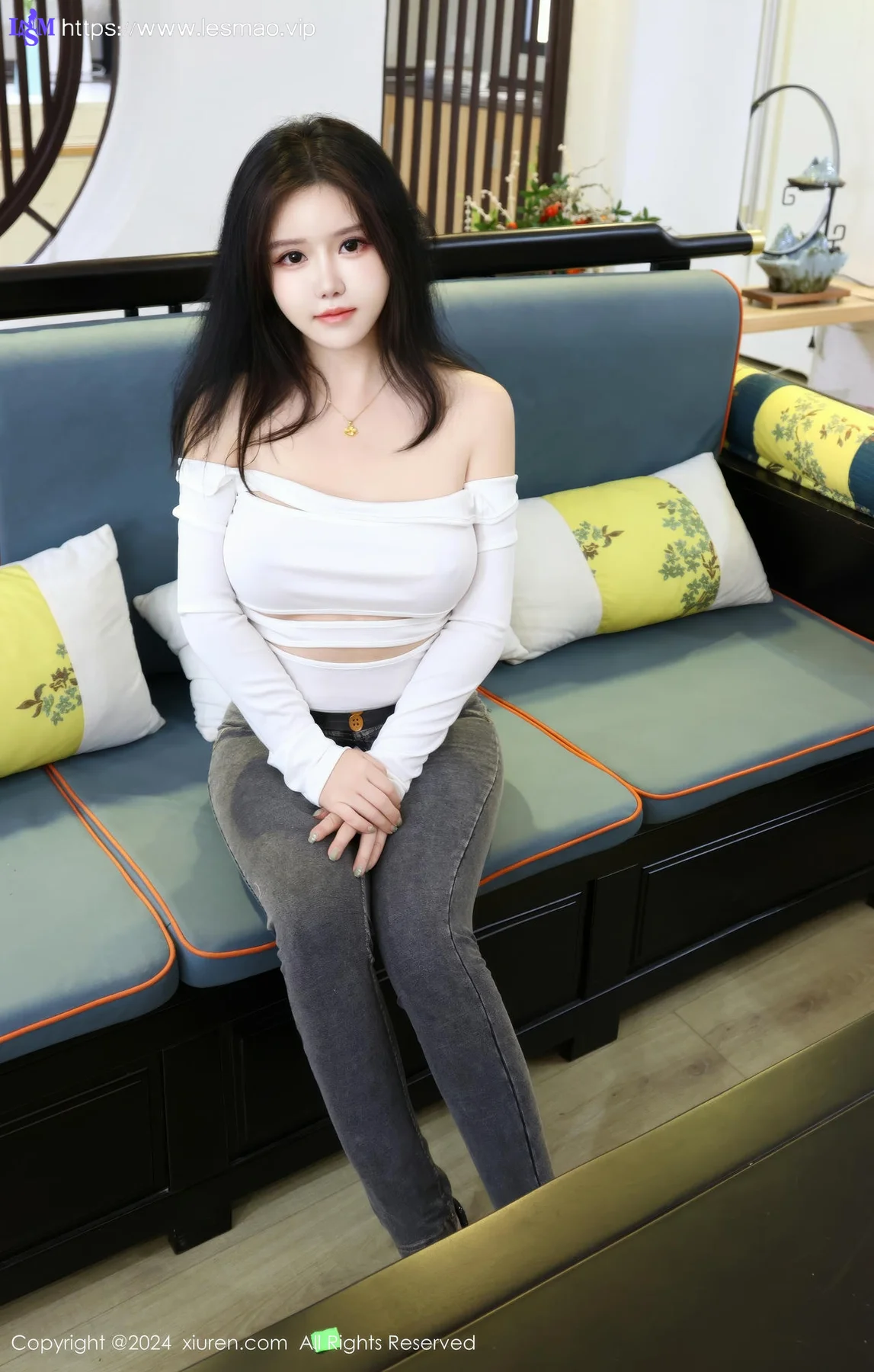 XiuRen 秀人 No.8853 小薯条nienie 性感牛仔裤性感写真11 - 35