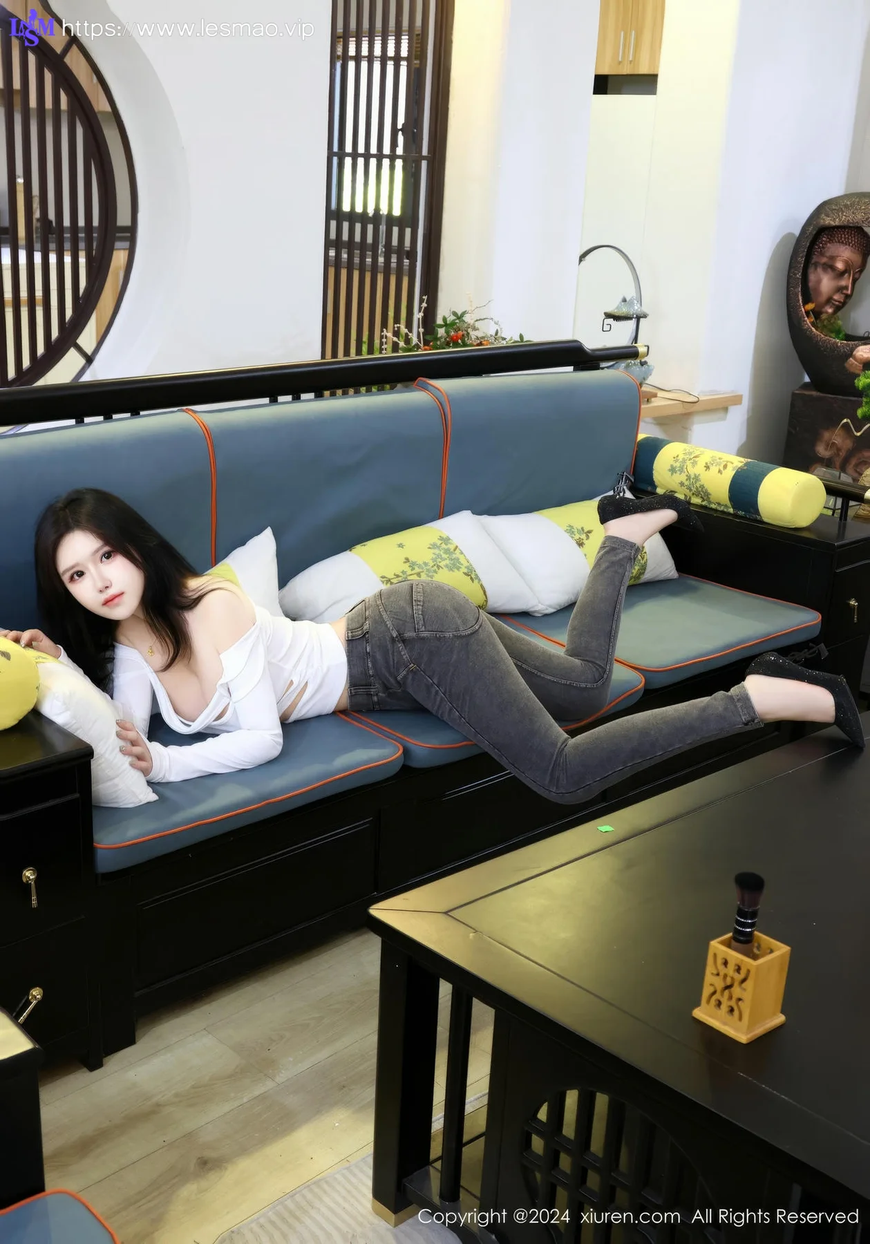 XiuRen 秀人 No.8853 小薯条nienie 性感牛仔裤性感写真11 - 37