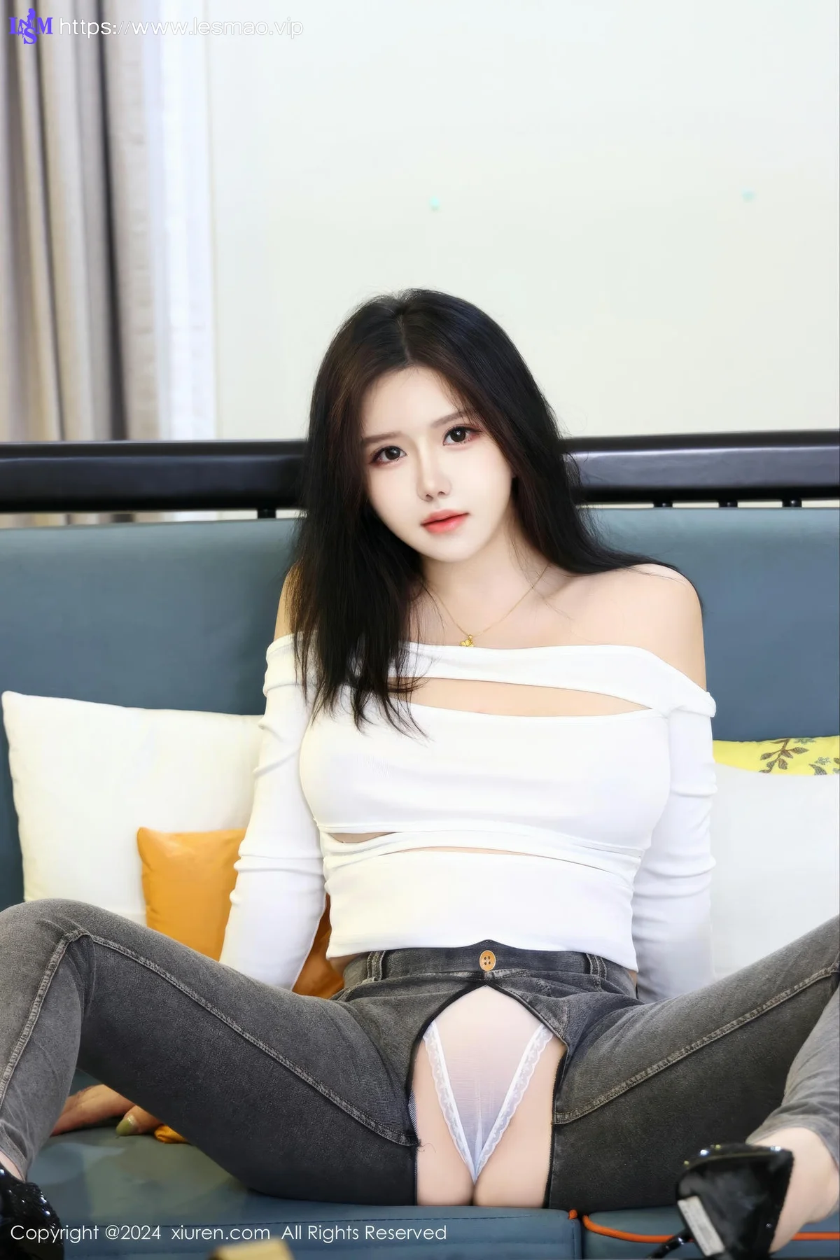 XiuRen 秀人 No.8853 小薯条nienie 性感牛仔裤性感写真11 - 62