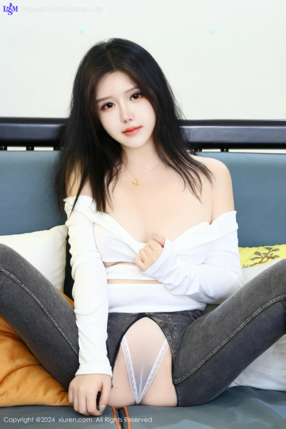 XiuRen 秀人 No.8853 小薯条nienie 性感牛仔裤性感写真11 - 73