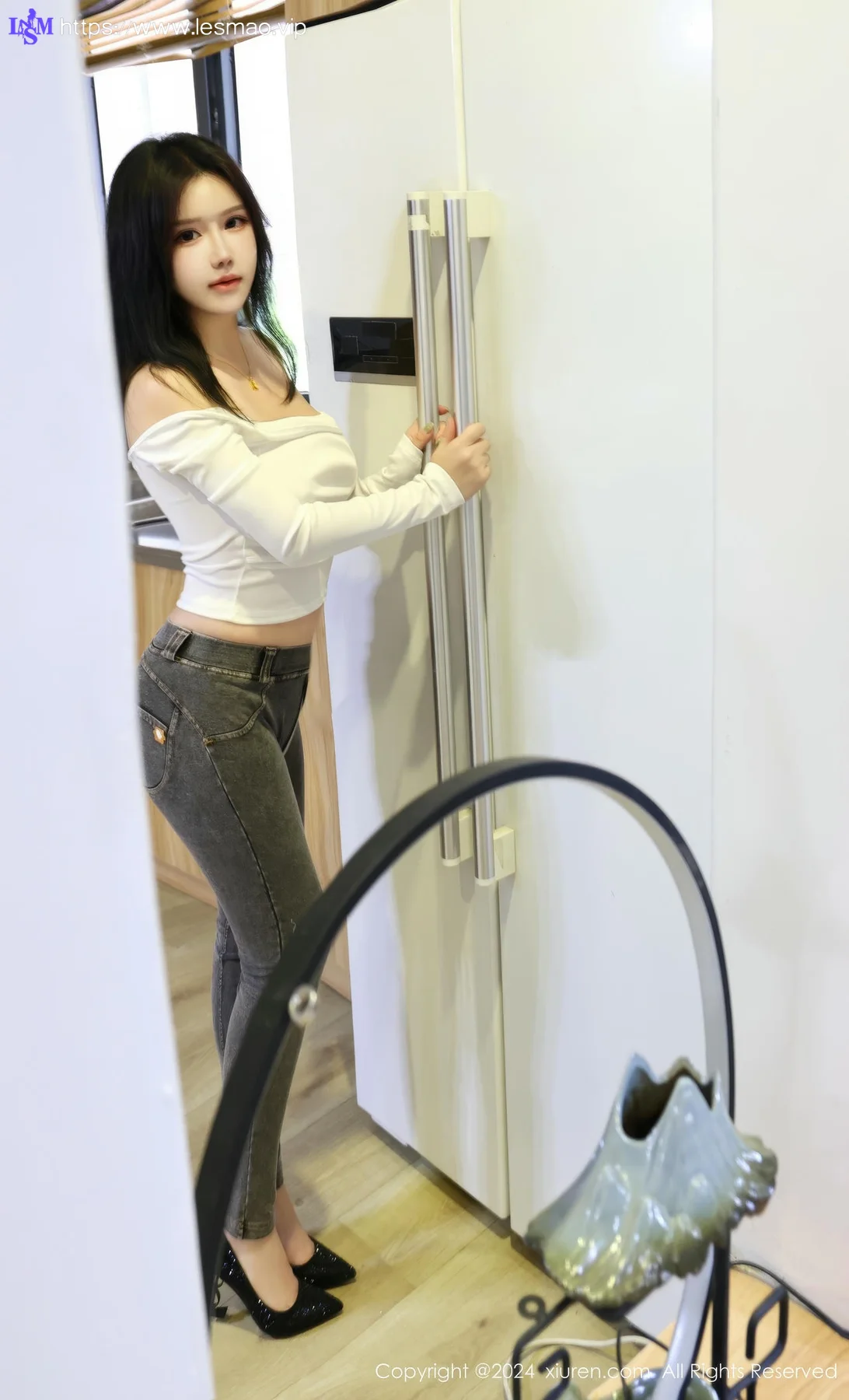 XiuRen 秀人 No.8853 小薯条nienie 性感牛仔裤性感写真11 - 76