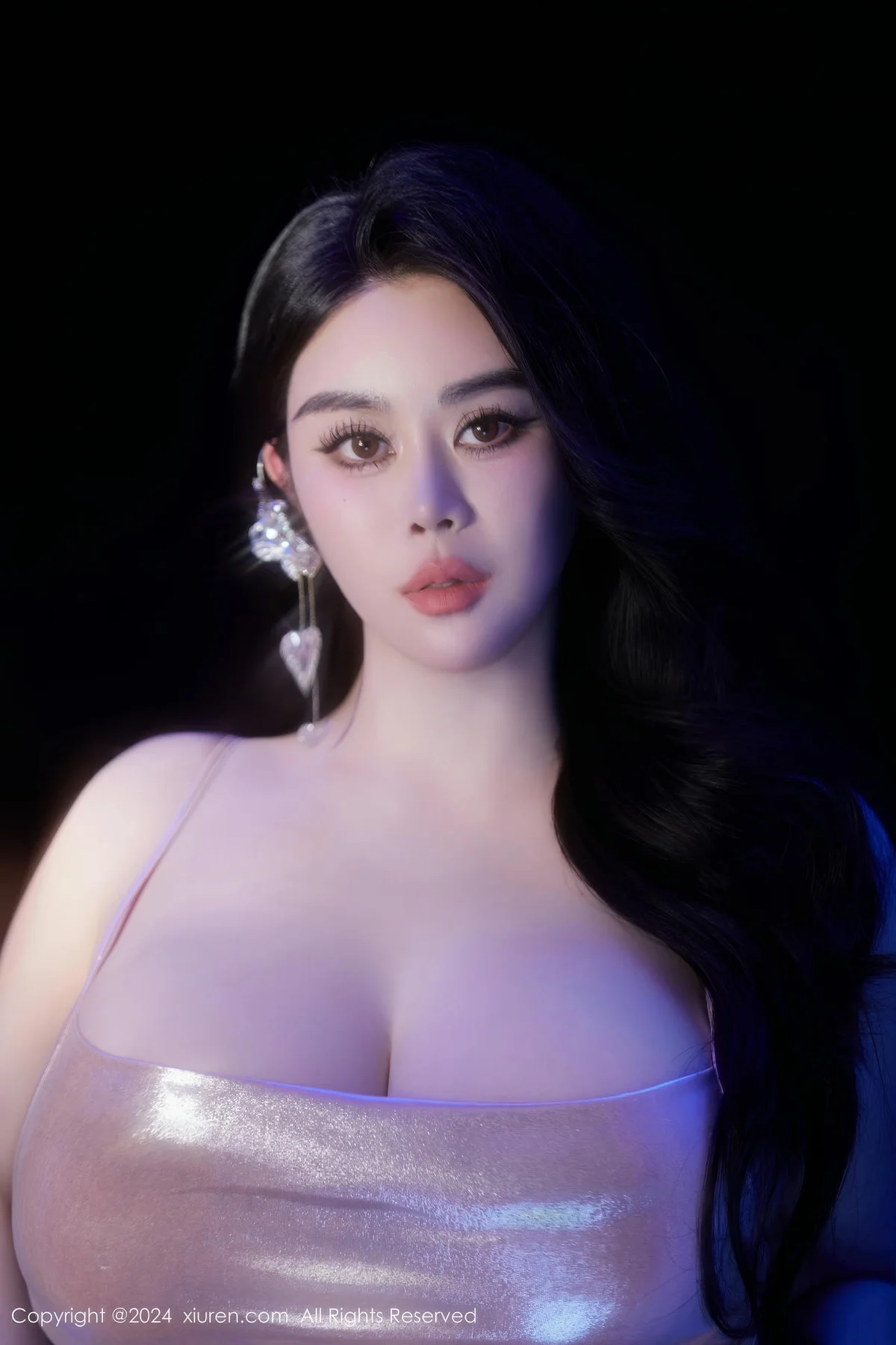 XiuRen 秀人 No.8878 戴渃欣 紫色连衣短裙性感写真 - 28
