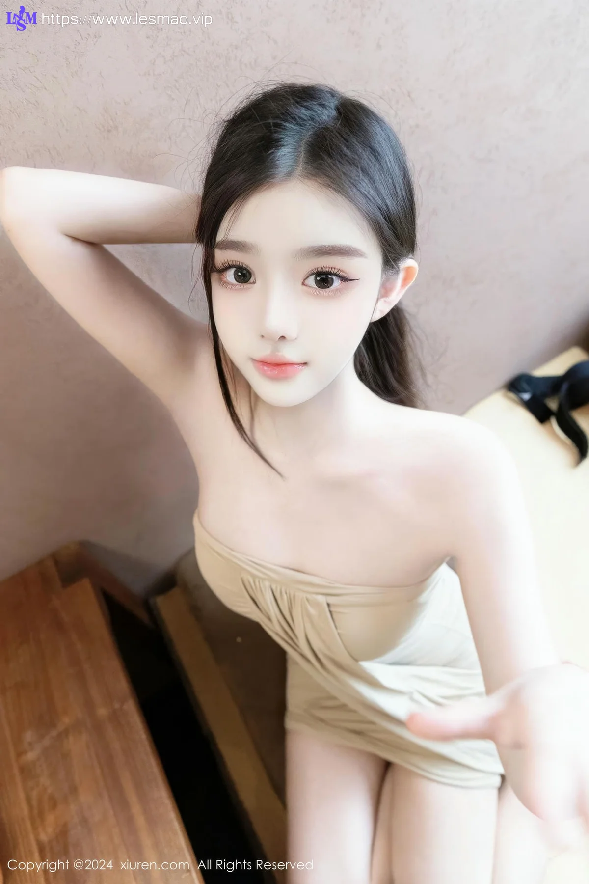 XiuRen 秀人 No.8883 龙雪儿 米色吊带性感写真3 - 82