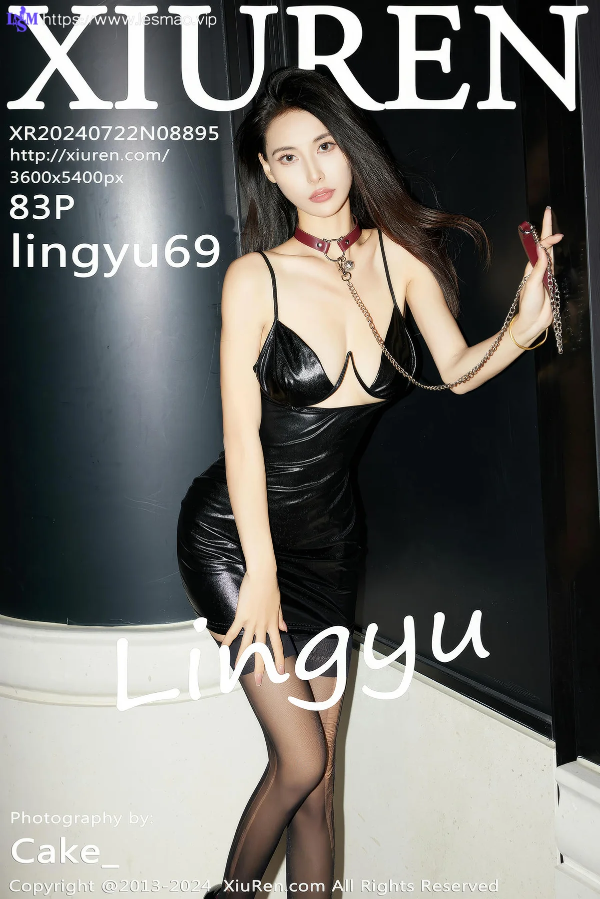 XiuRen 秀人 No.8895 lingyu69 黑色皮裙性感写真3 - 84