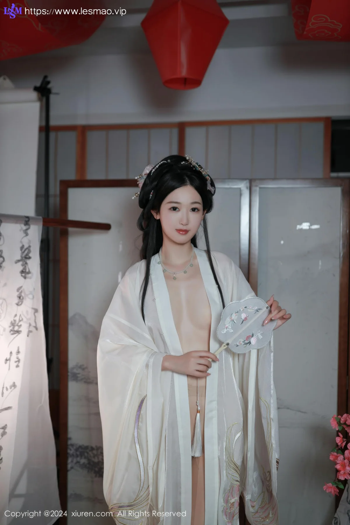 XiuRen 秀人 No.8898 唐安琪 浅色古装迪拜旅拍11 - 48
