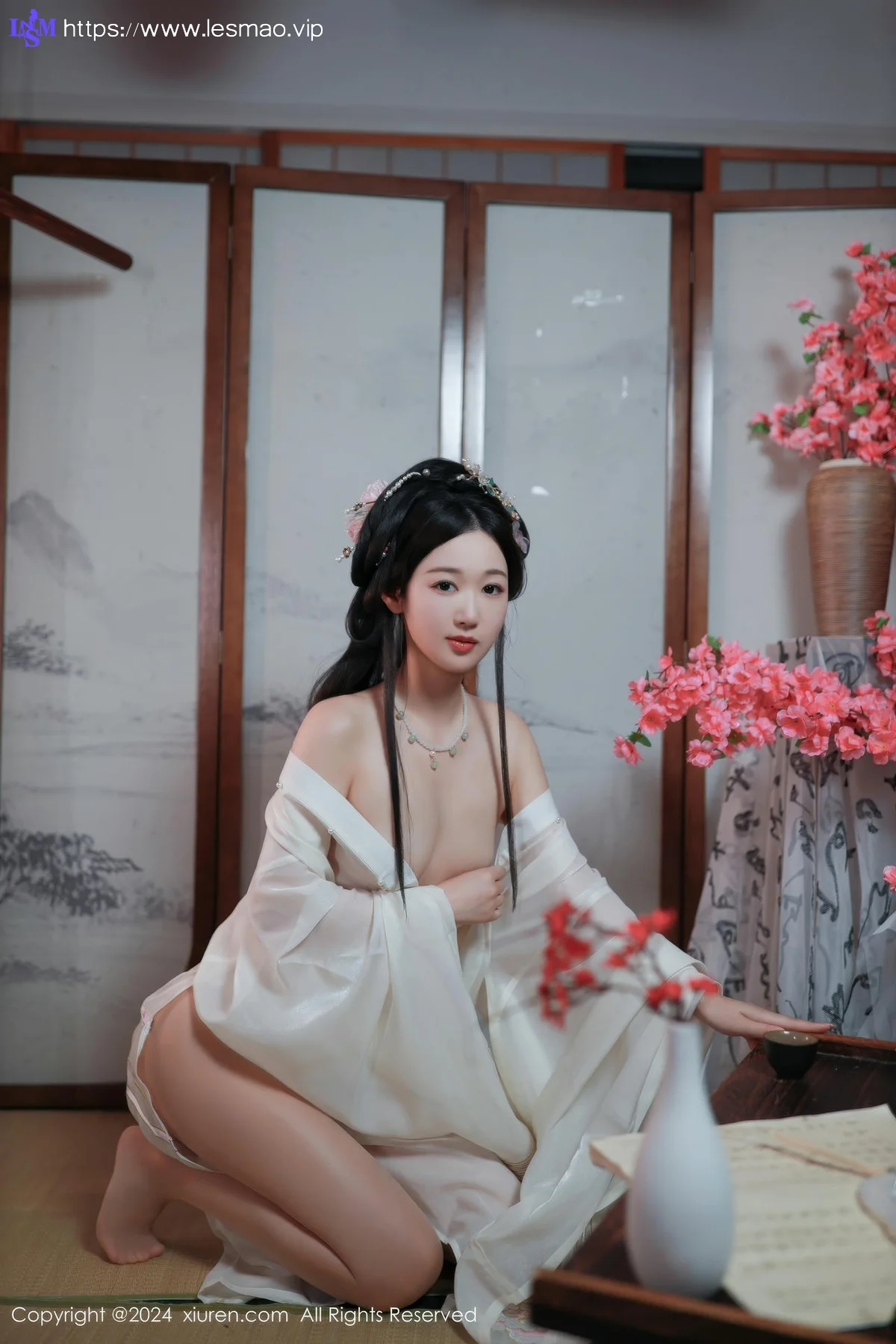 XiuRen 秀人 No.8898 唐安琪 浅色古装迪拜旅拍11 - 58