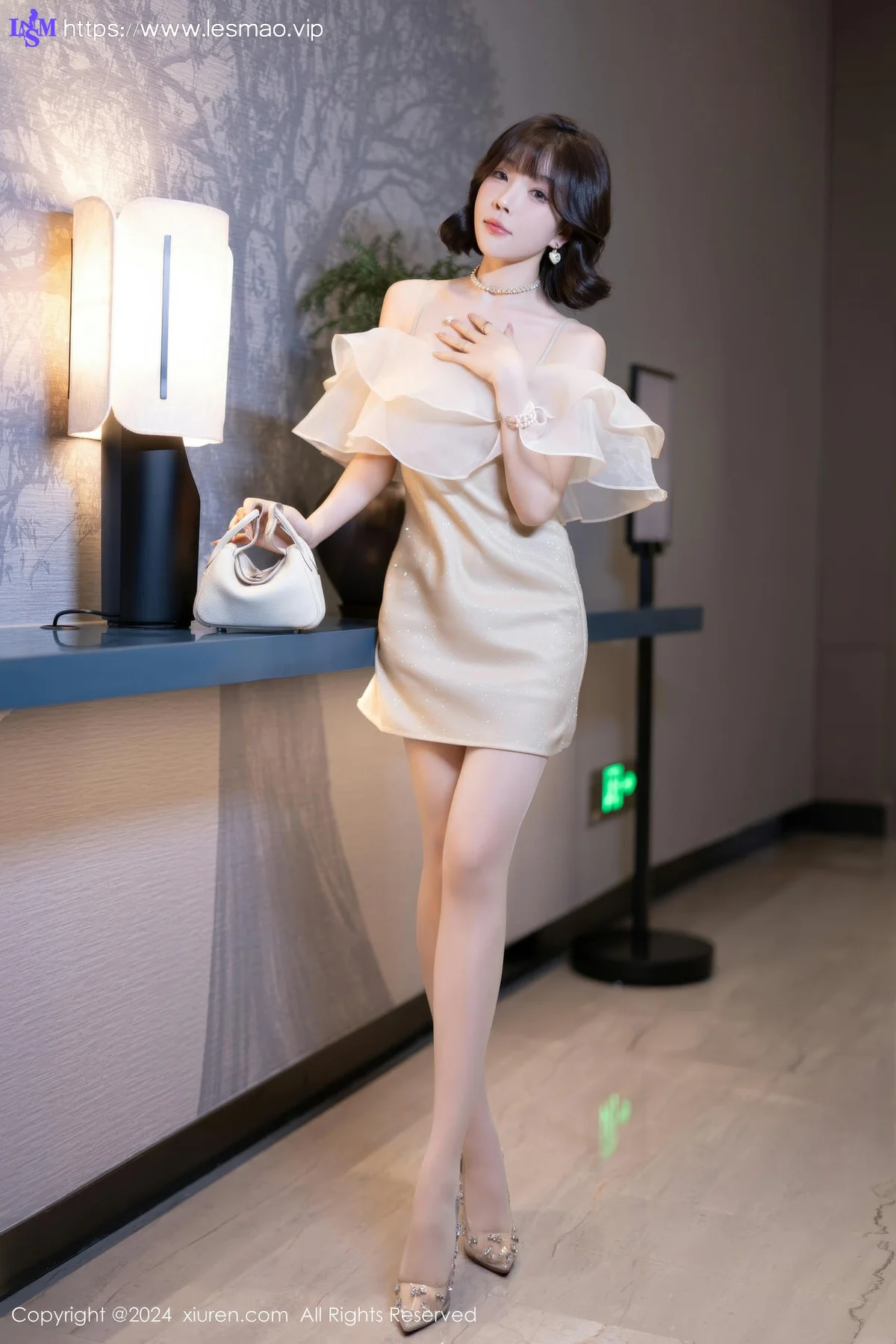XiuRen 秀人 No.8917 徐莉芝Booty 黑色情趣内衣性感写真3 - 12