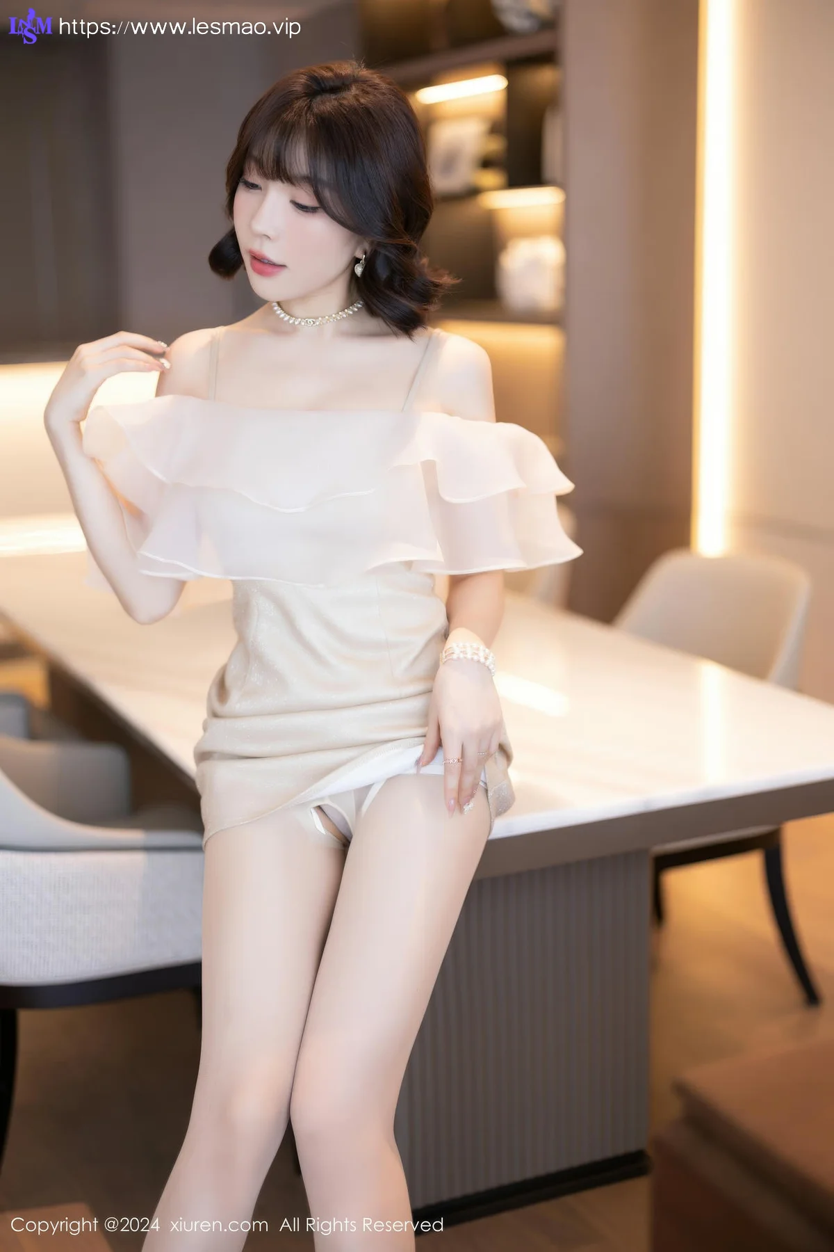 XiuRen 秀人 No.8917 徐莉芝Booty 黑色情趣内衣性感写真3 - 21