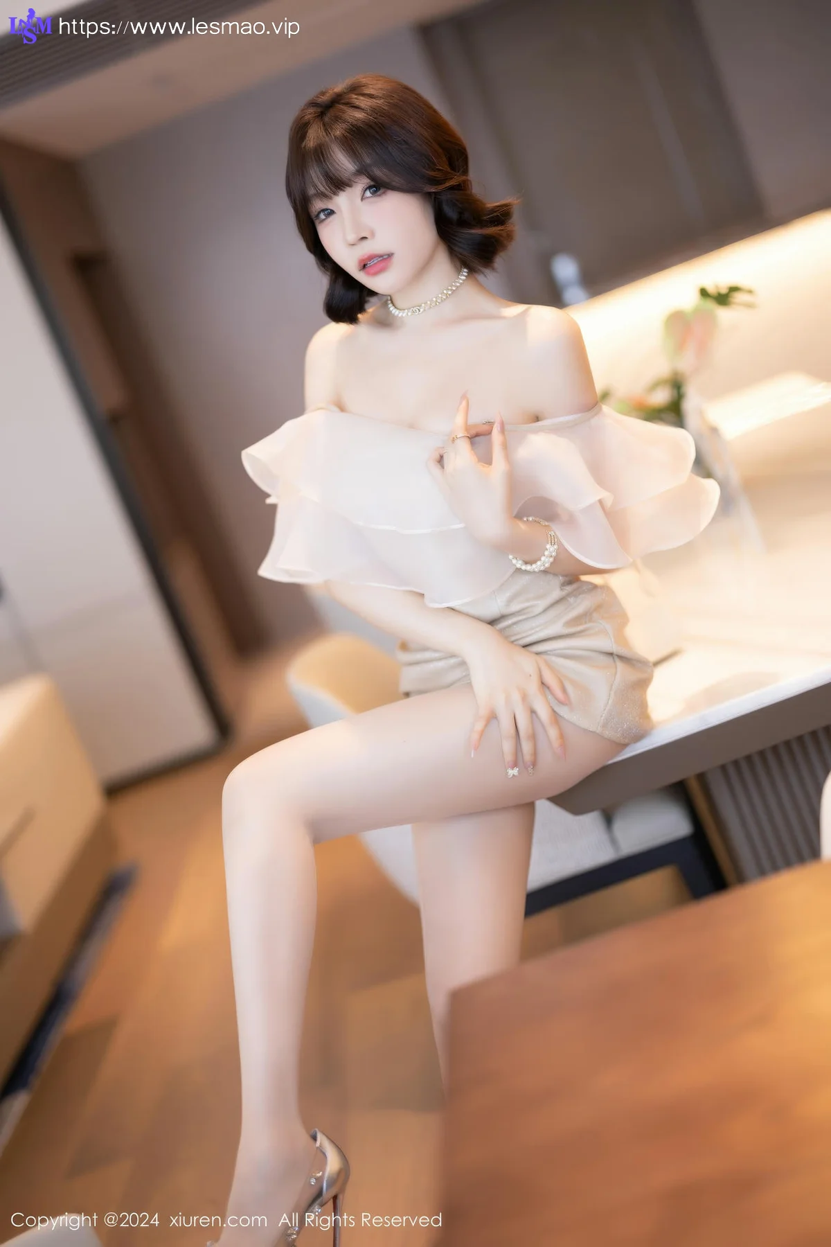 XiuRen 秀人 No.8917 徐莉芝Booty 黑色情趣内衣性感写真3 - 24