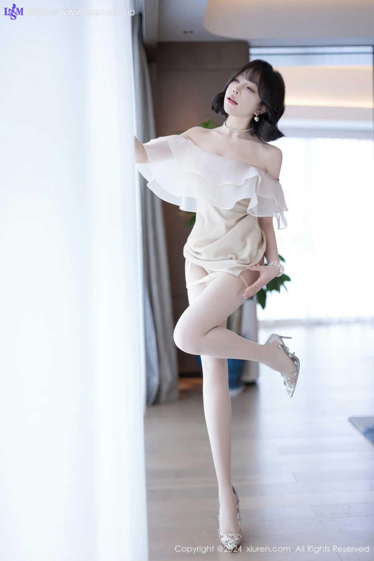 XiuRen 秀人 No.8917 徐莉芝Booty 黑色情趣内衣性感写真3 - 42