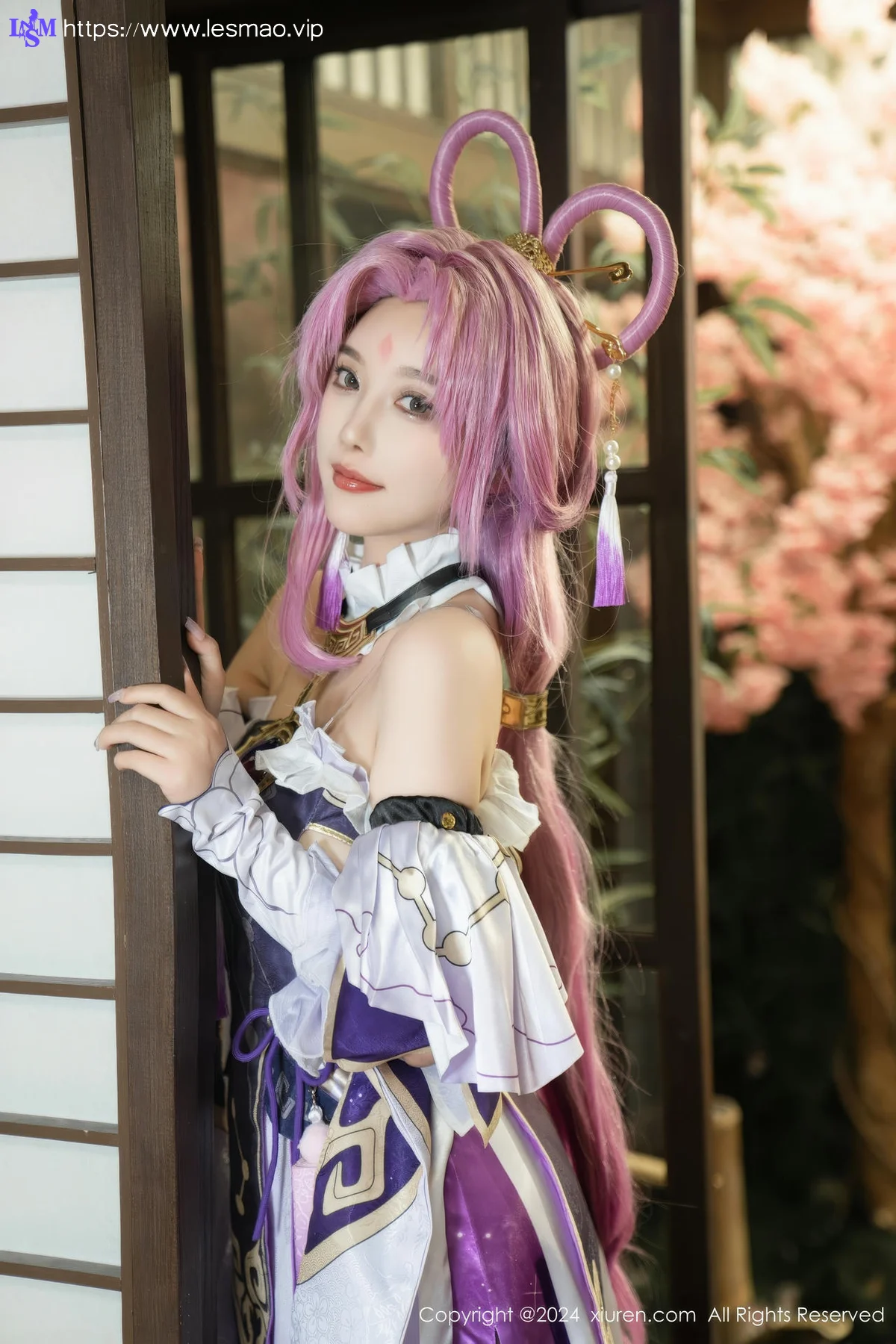 XiuRen 秀人 No.8943 杨晨晨Yome 紫色可爱风cosplay服装性感写真11 - 11