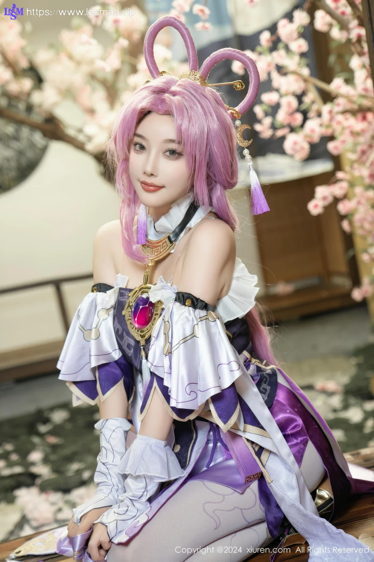 XiuRen 秀人 No.8943 杨晨晨Yome 紫色可爱风cosplay服装性感写真11 - 24
