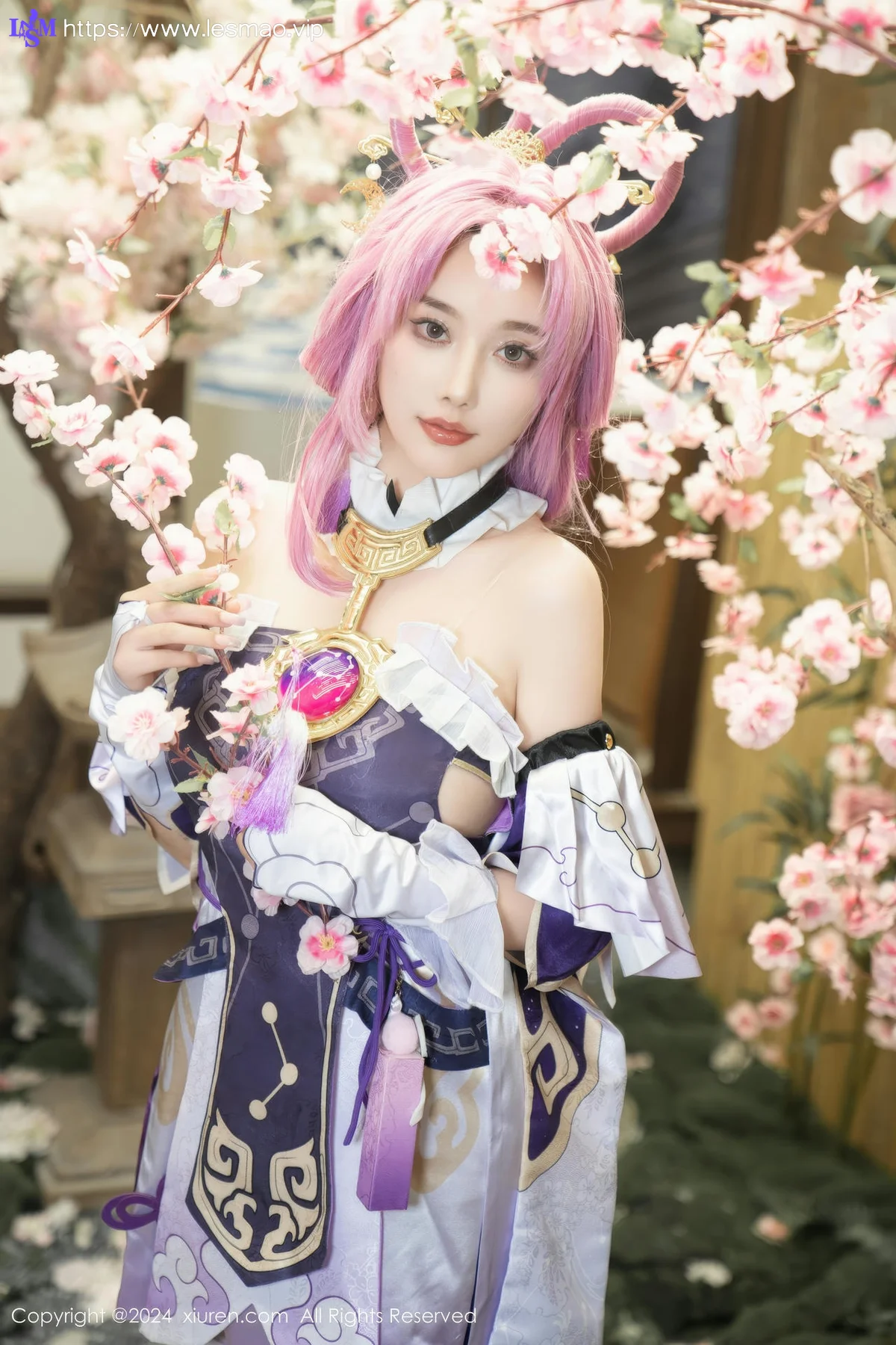 XiuRen 秀人 No.8943 杨晨晨Yome 紫色可爱风cosplay服装性感写真11 - 25