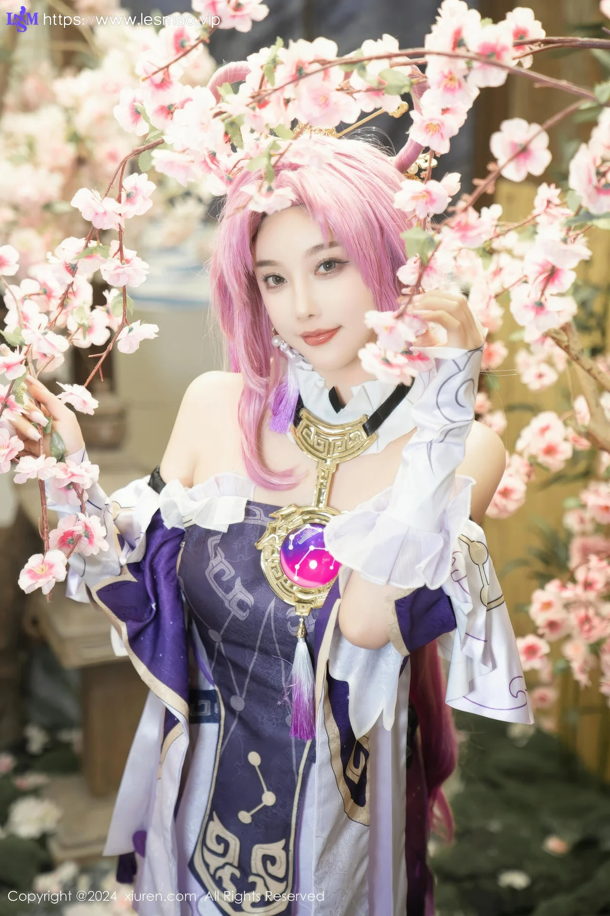 XiuRen 秀人 No.8943 杨晨晨Yome 紫色可爱风cosplay服装性感写真11 - 26