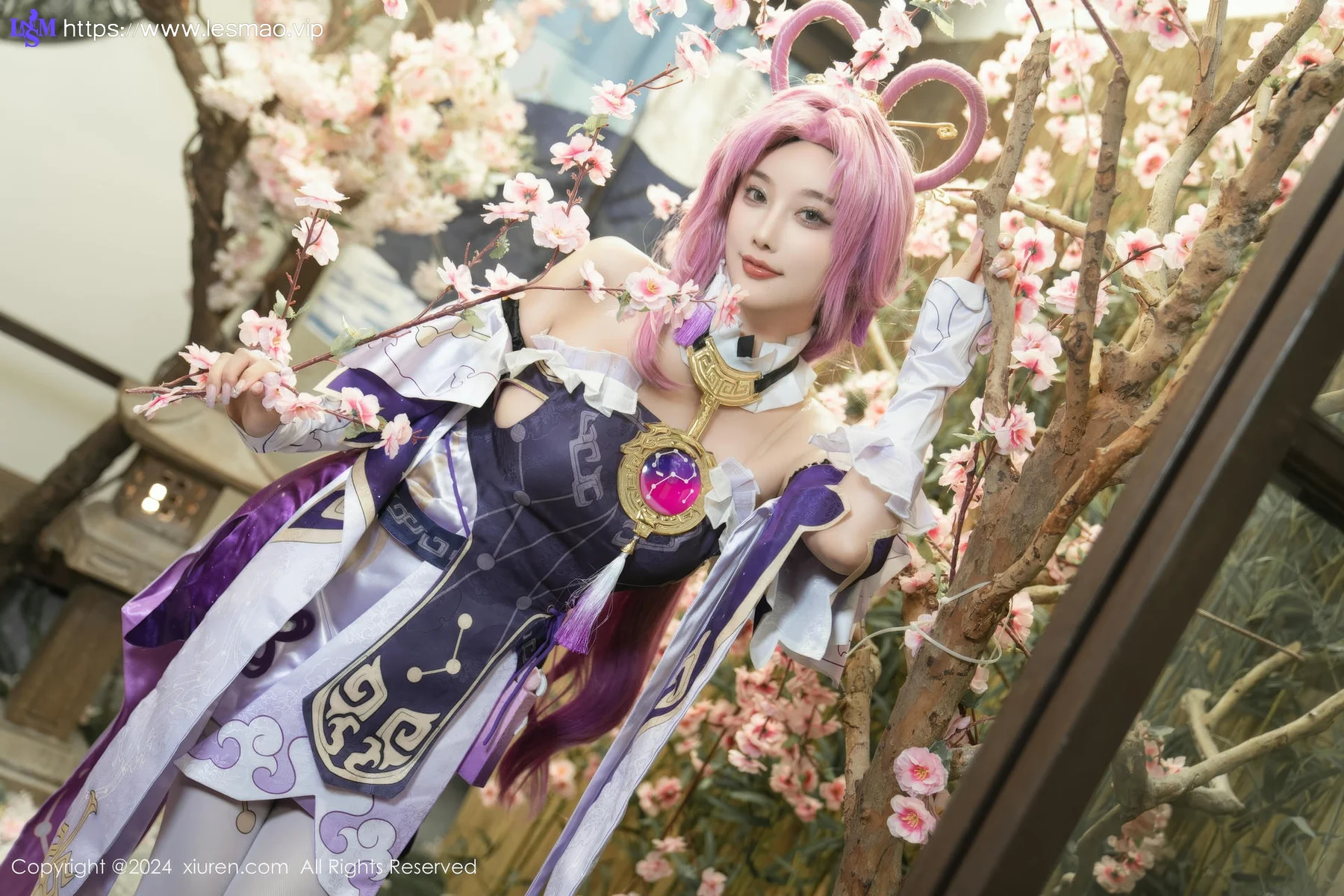 XiuRen 秀人 No.8943 杨晨晨Yome 紫色可爱风cosplay服装性感写真11 - 27