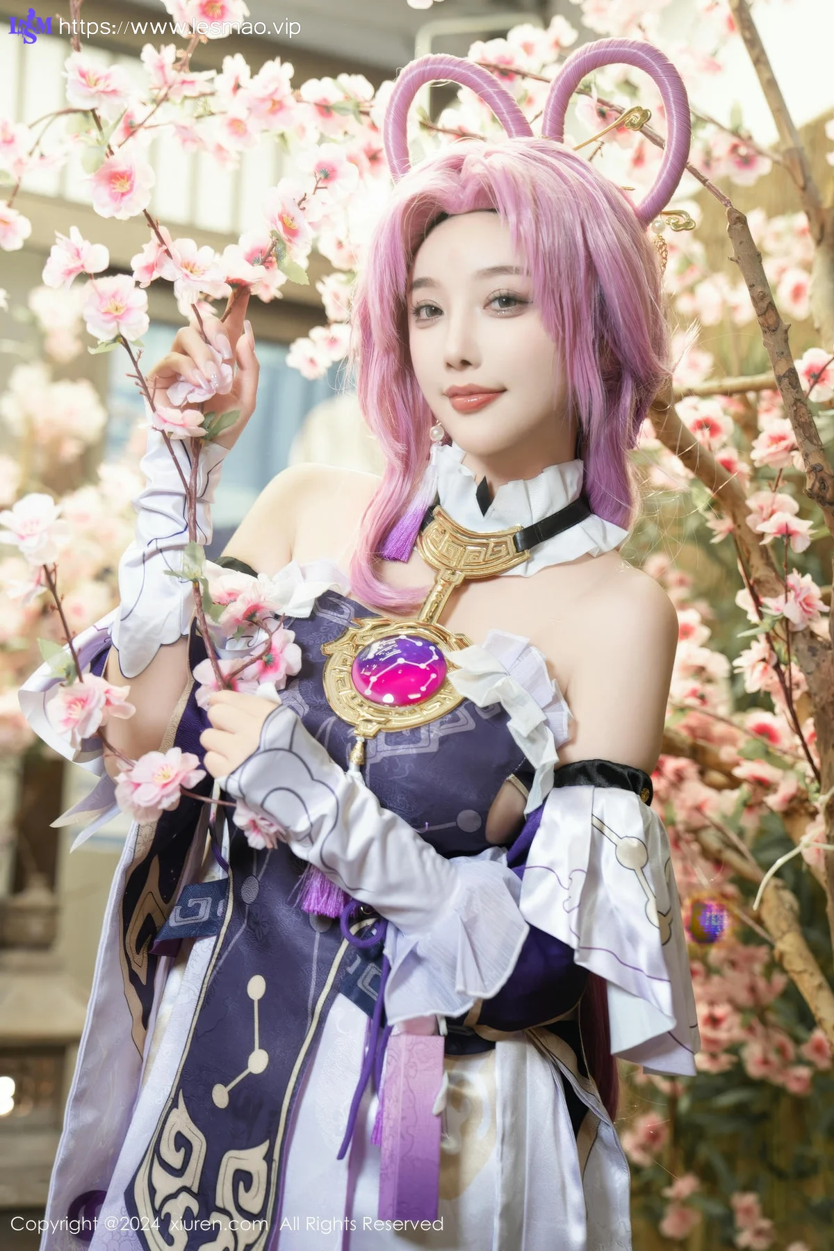 XiuRen 秀人 No.8943 杨晨晨Yome 紫色可爱风cosplay服装性感写真11 - 28