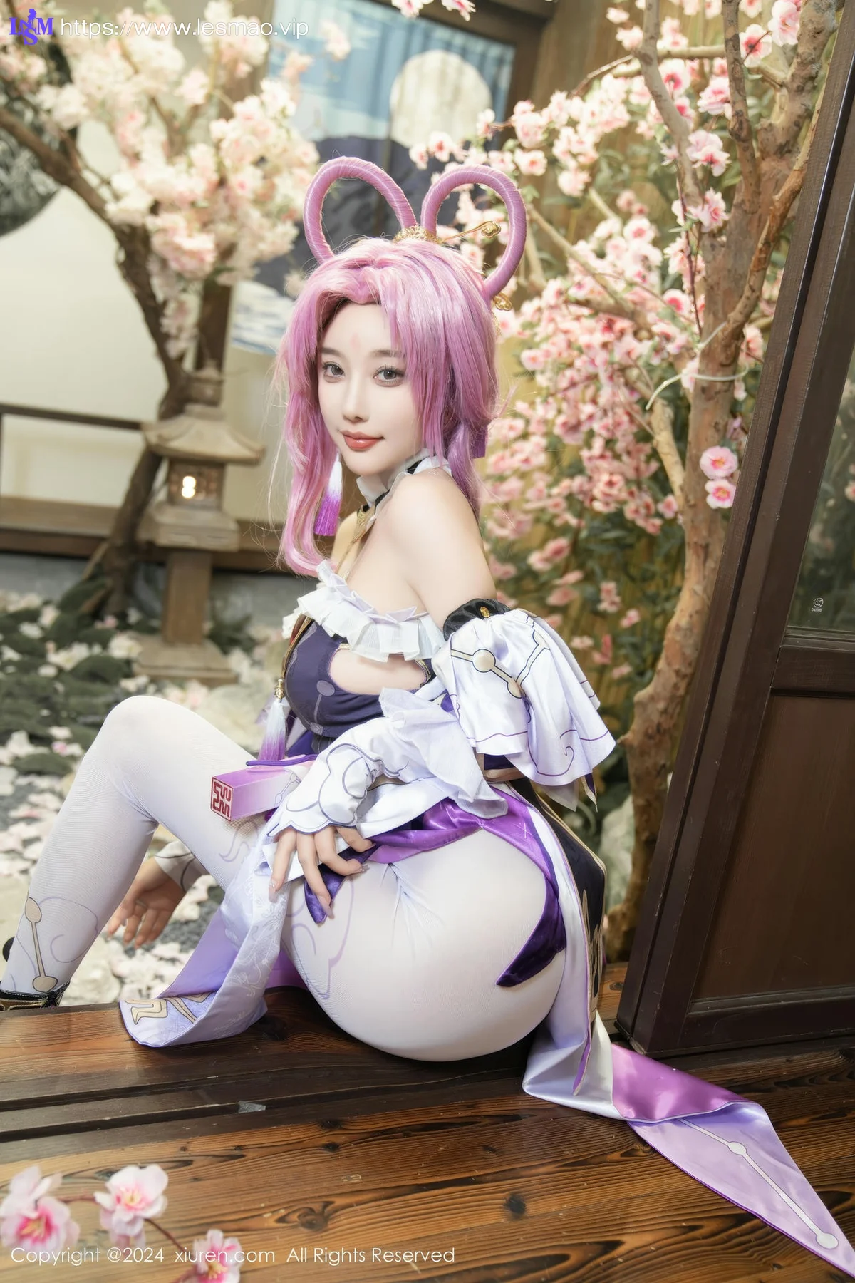 XiuRen 秀人 No.8943 杨晨晨Yome 紫色可爱风cosplay服装性感写真11 - 30