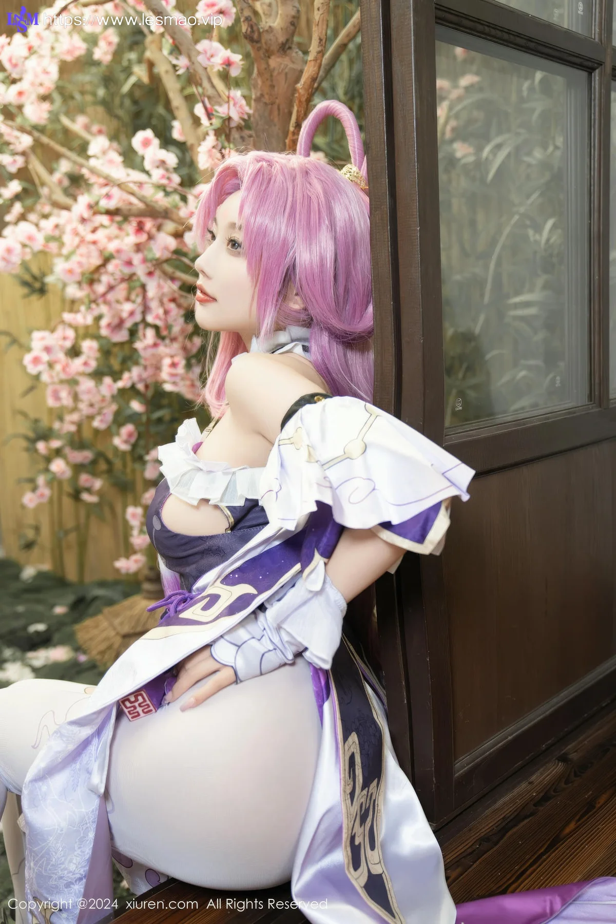 XiuRen 秀人 No.8943 杨晨晨Yome 紫色可爱风cosplay服装性感写真11 - 31
