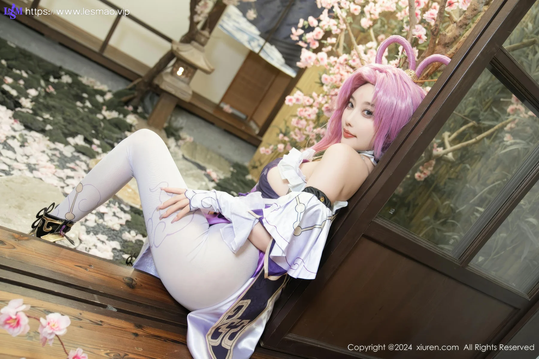 XiuRen 秀人 No.8943 杨晨晨Yome 紫色可爱风cosplay服装性感写真11 - 32
