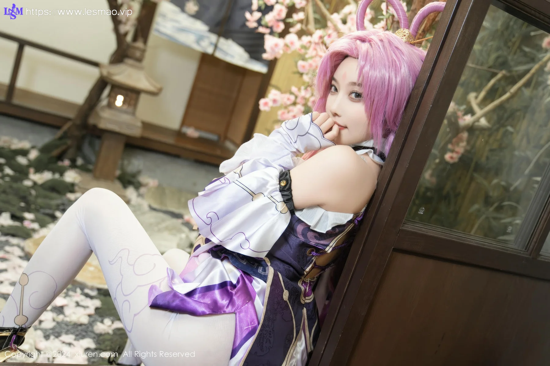 XiuRen 秀人 No.8943 杨晨晨Yome 紫色可爱风cosplay服装性感写真11 - 33