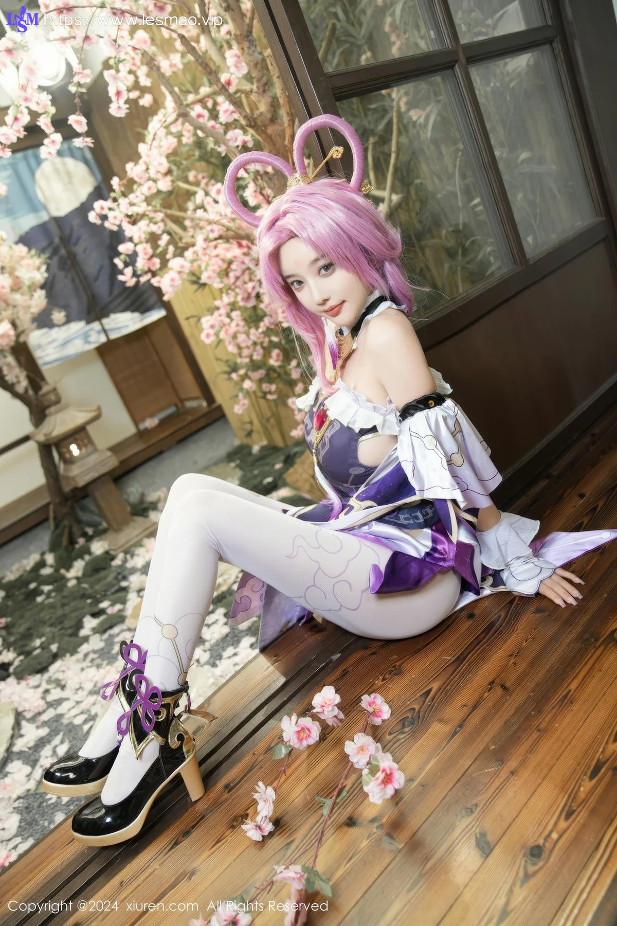XiuRen 秀人 No.8943 杨晨晨Yome 紫色可爱风cosplay服装性感写真11 - 34