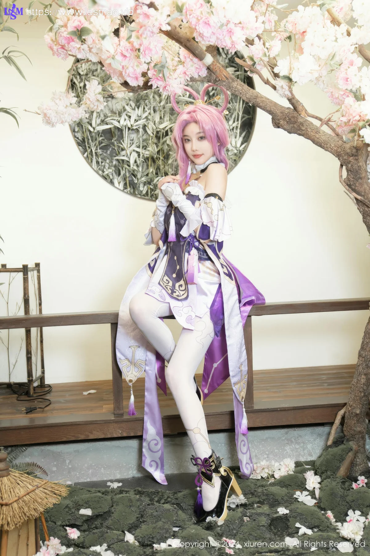 XiuRen 秀人 No.8943 杨晨晨Yome 紫色可爱风cosplay服装性感写真11 - 38