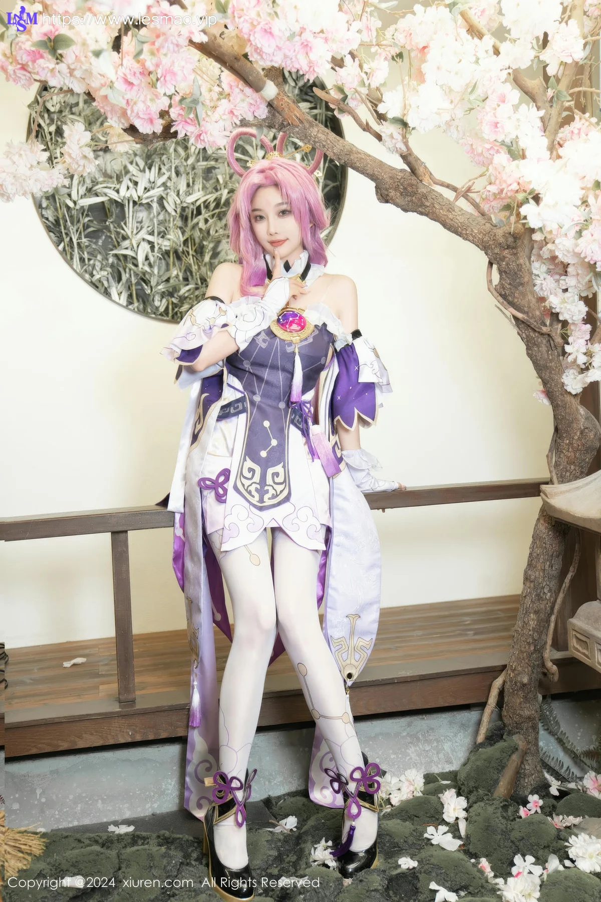 XiuRen 秀人 No.8943 杨晨晨Yome 紫色可爱风cosplay服装性感写真11 - 40