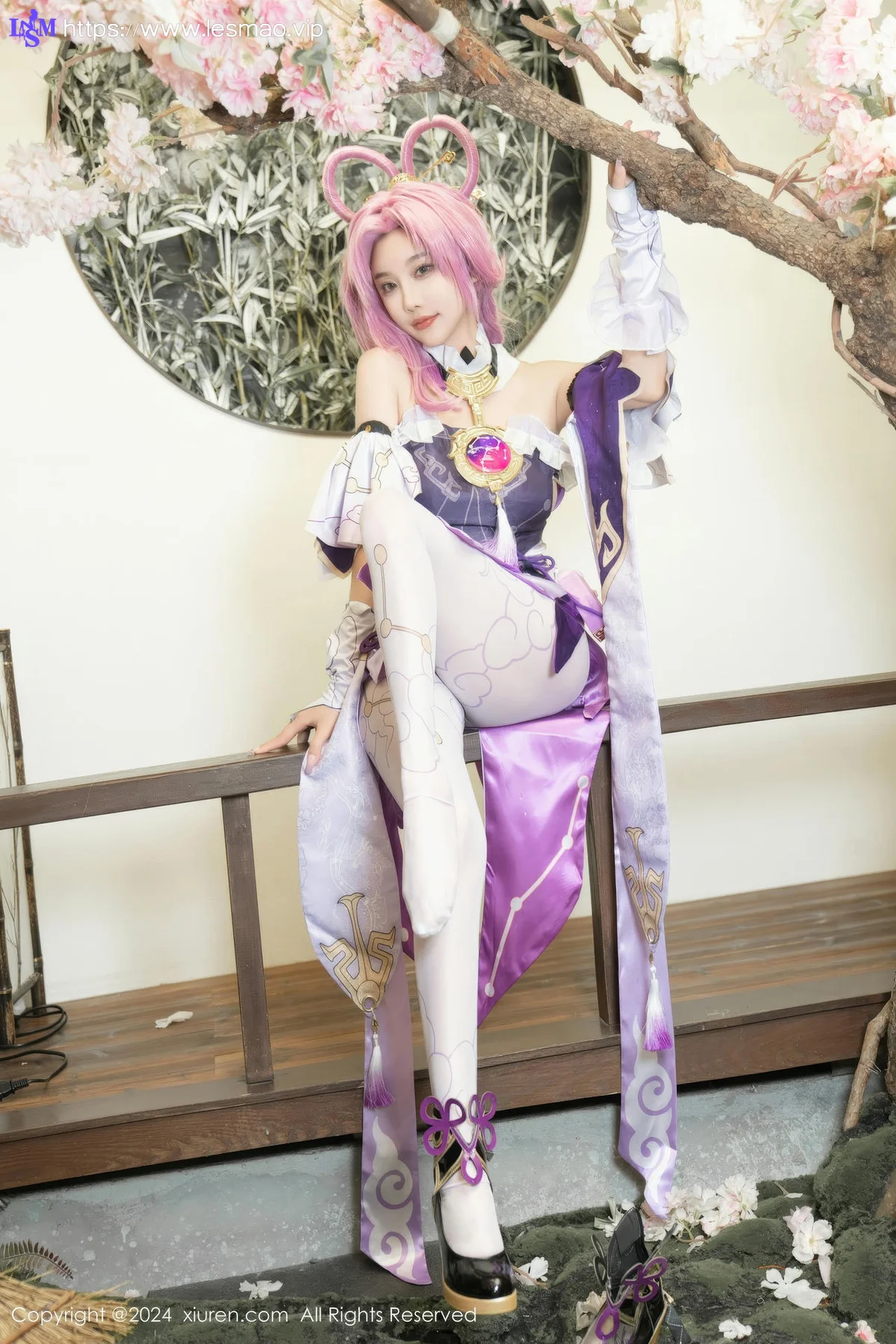 XiuRen 秀人 No.8943 杨晨晨Yome 紫色可爱风cosplay服装性感写真11 - 41