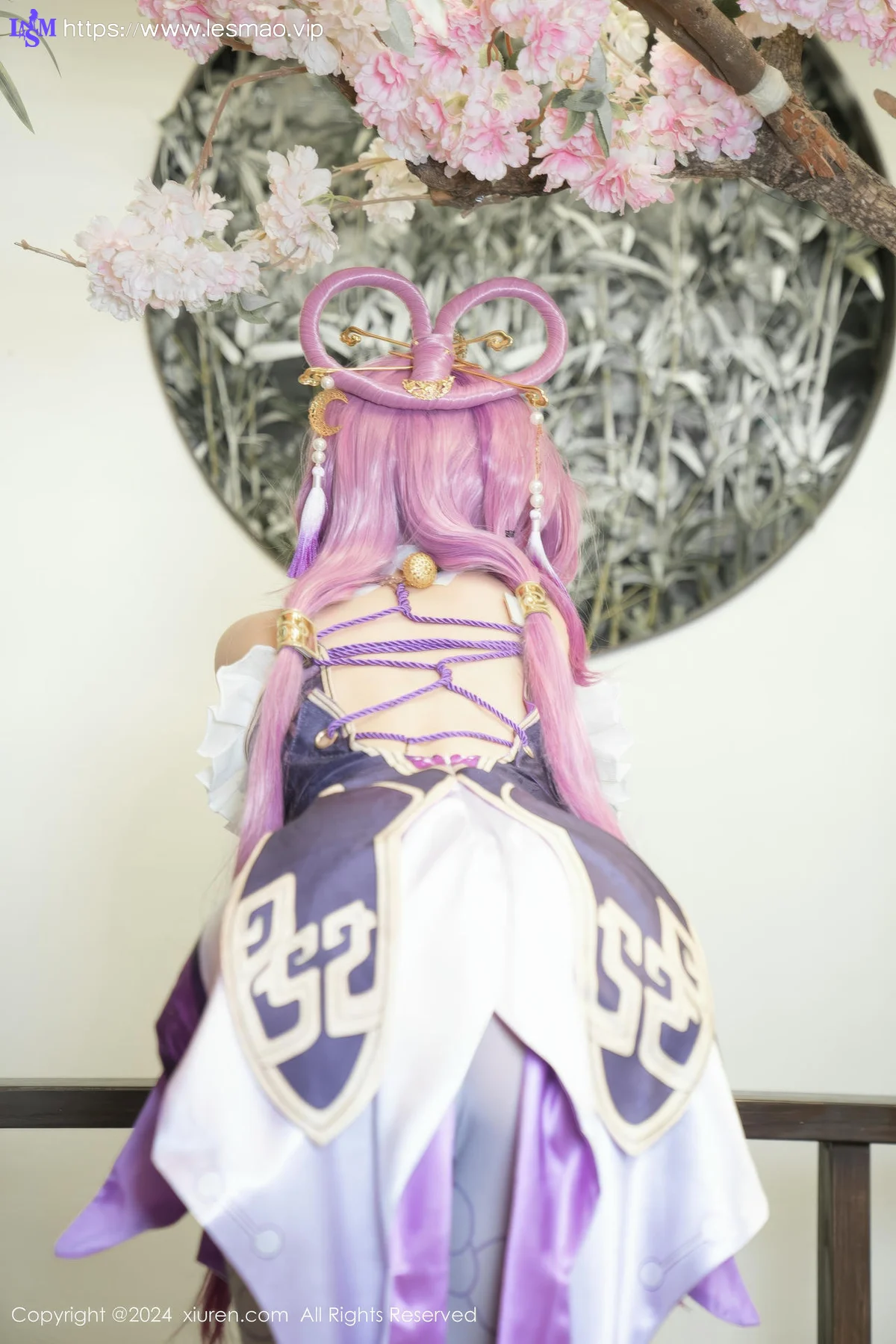 XiuRen 秀人 No.8943 杨晨晨Yome 紫色可爱风cosplay服装性感写真11 - 46