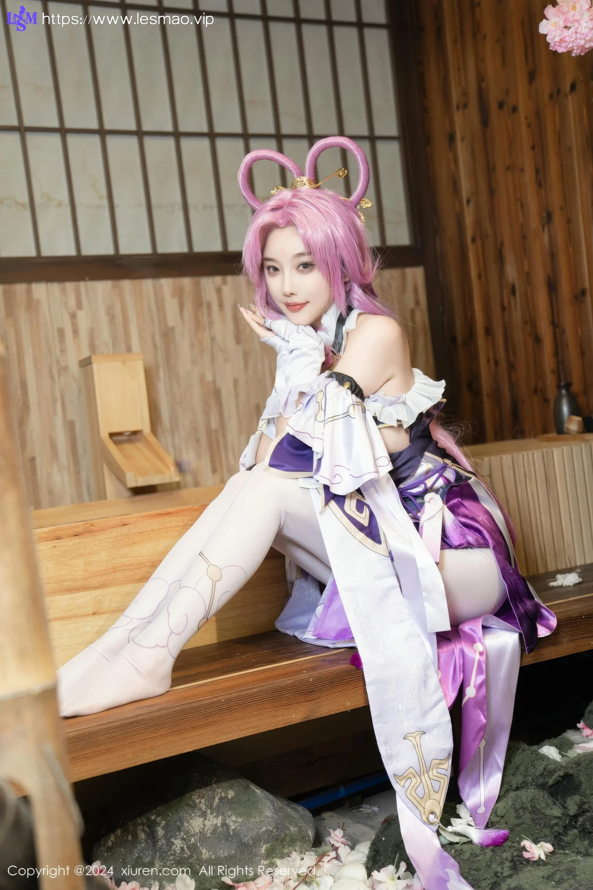 XiuRen 秀人 No.8943 杨晨晨Yome 紫色可爱风cosplay服装性感写真11 - 48