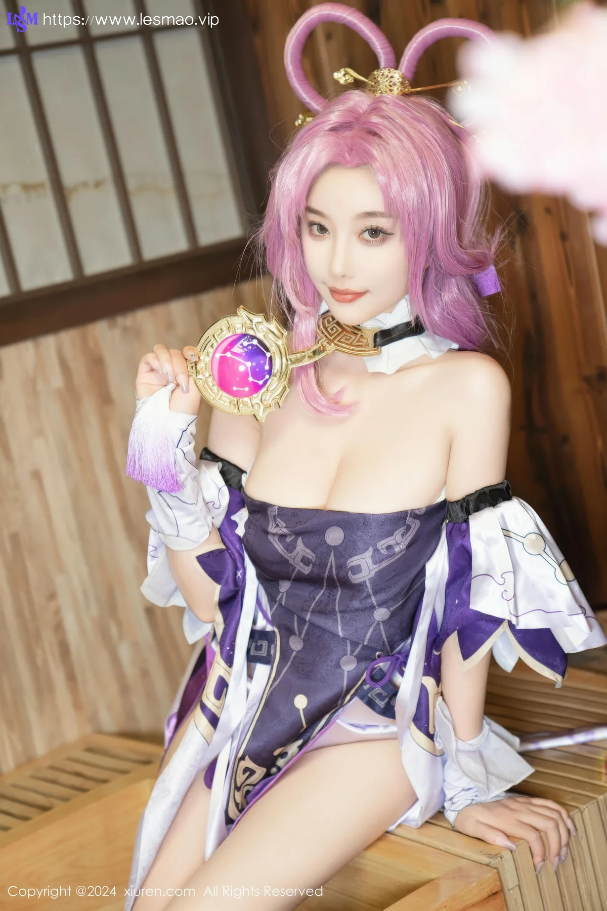 XiuRen 秀人 No.8943 杨晨晨Yome 紫色可爱风cosplay服装性感写真11 - 67