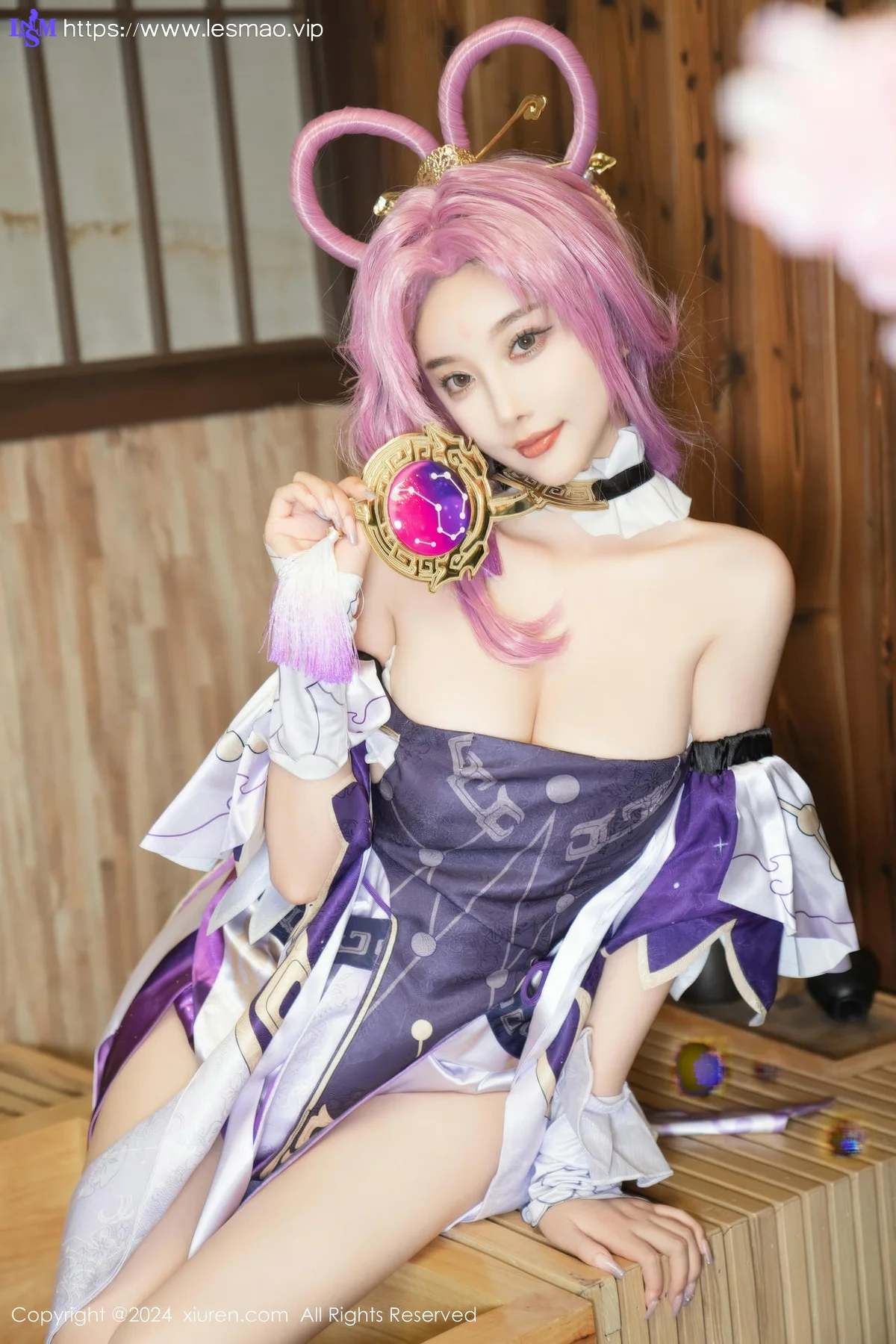 XiuRen 秀人 No.8943 杨晨晨Yome 紫色可爱风cosplay服装性感写真11 - 68