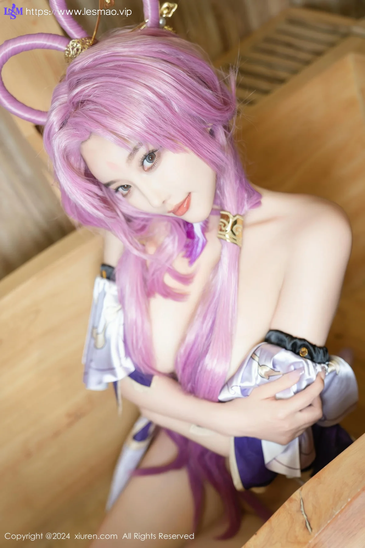 XiuRen 秀人 No.8943 杨晨晨Yome 紫色可爱风cosplay服装性感写真11 - 74