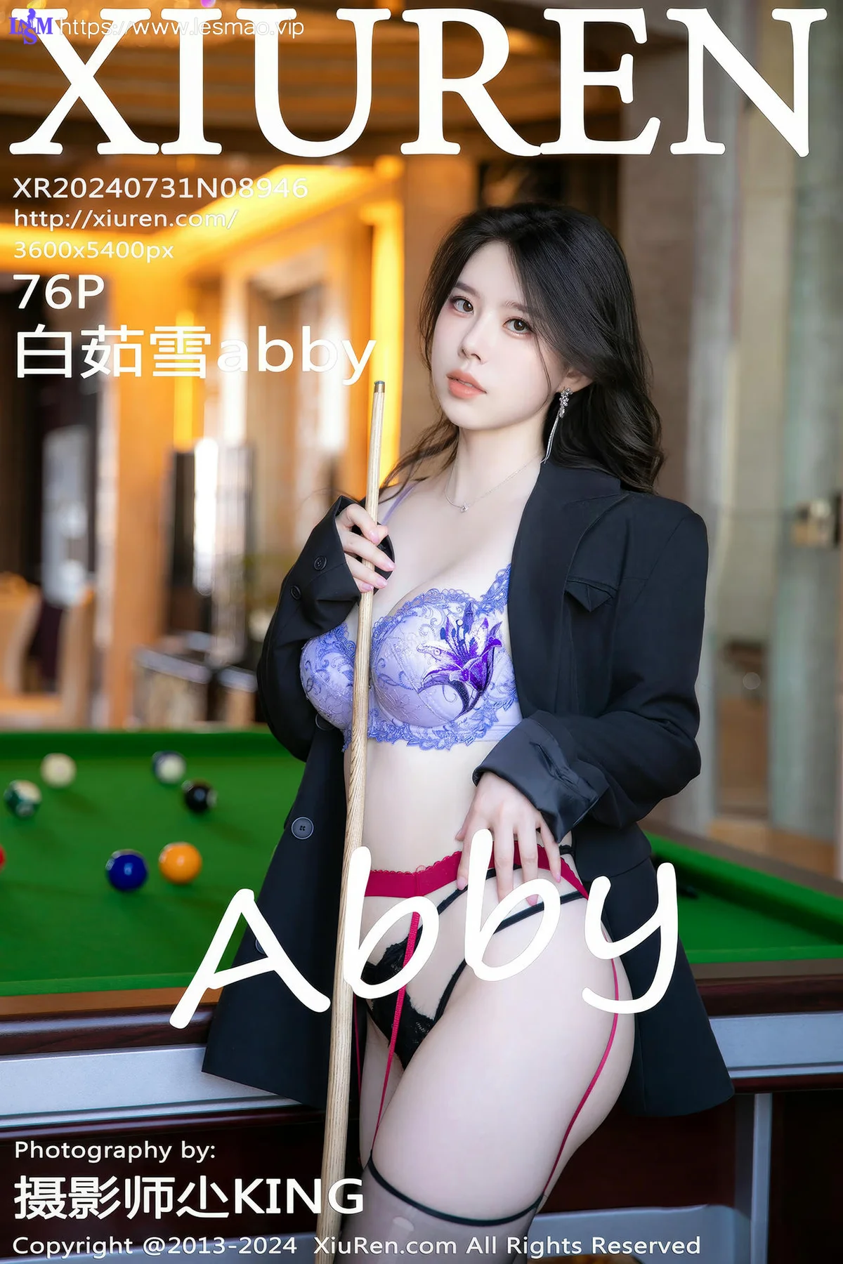 XiuRen 秀人 No.8946 白茹雪abby 台球主题拍摄性感写真1 - 77