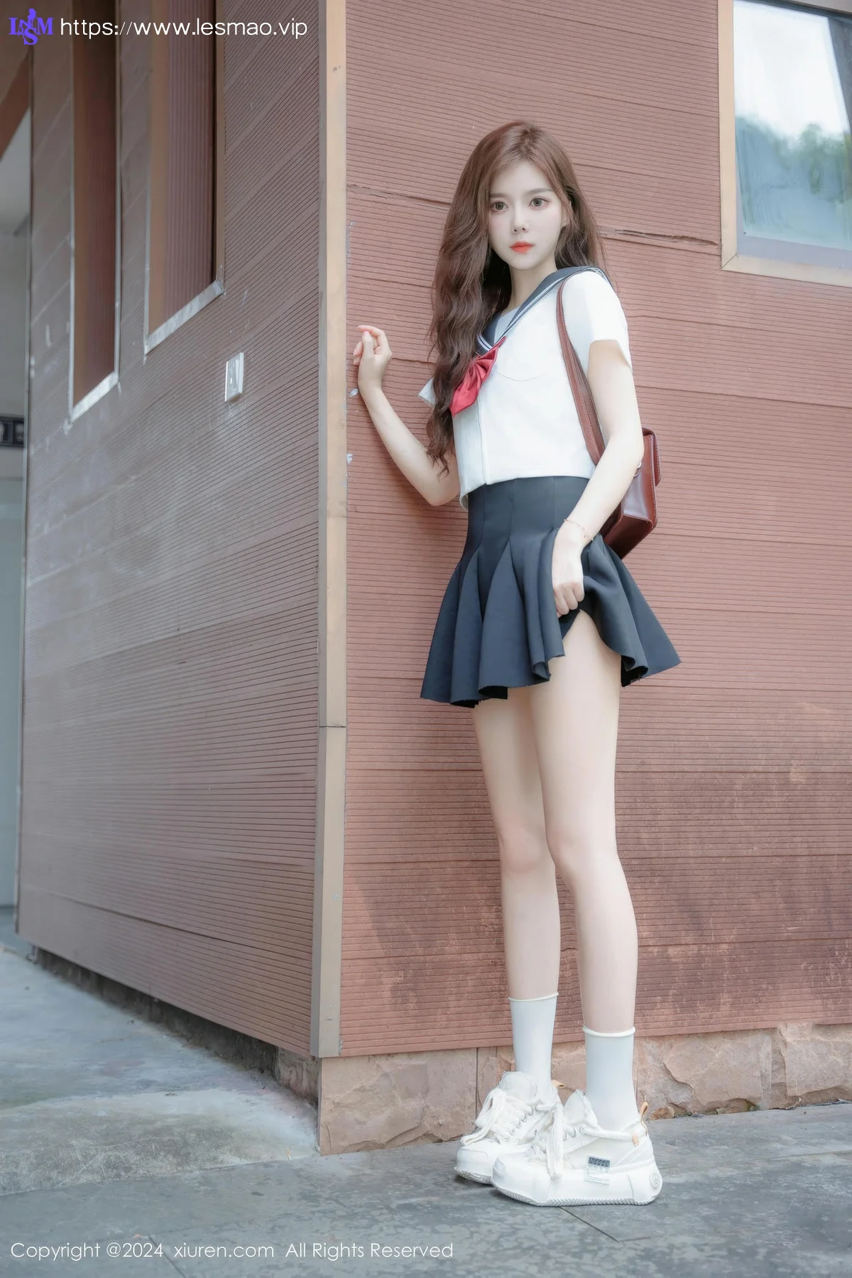 XiuRen 秀人 No.8948 拍黄瓜girl 首套写真JK制服22 - 12