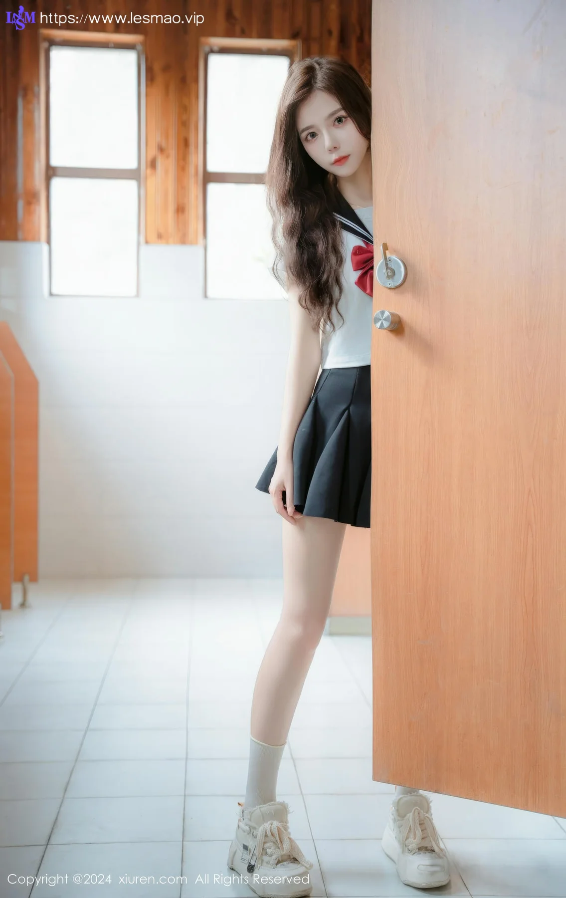 XiuRen 秀人 No.8948 拍黄瓜girl 首套写真JK制服22 - 22