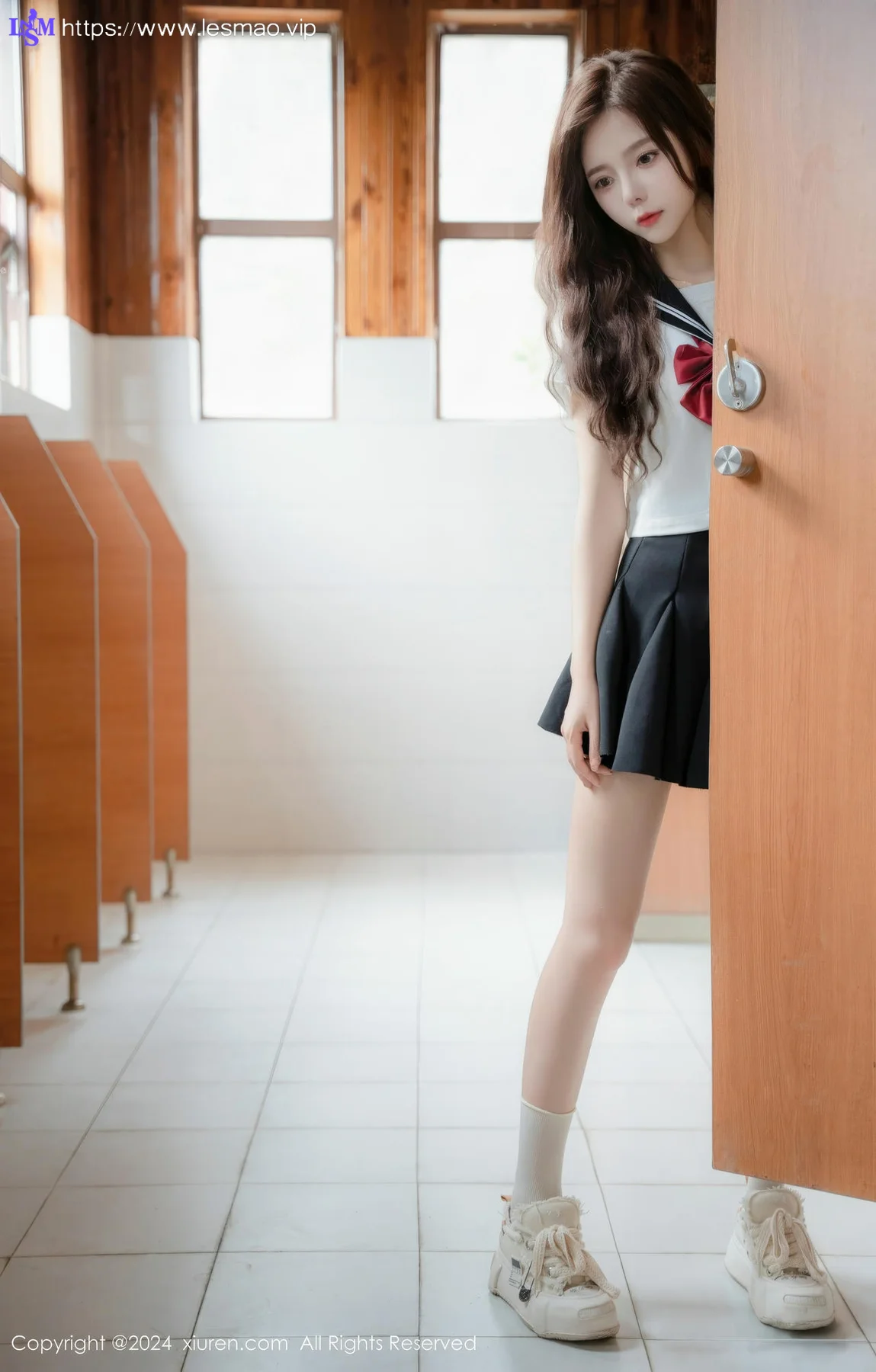 XiuRen 秀人 No.8948 拍黄瓜girl 首套写真JK制服22 - 23