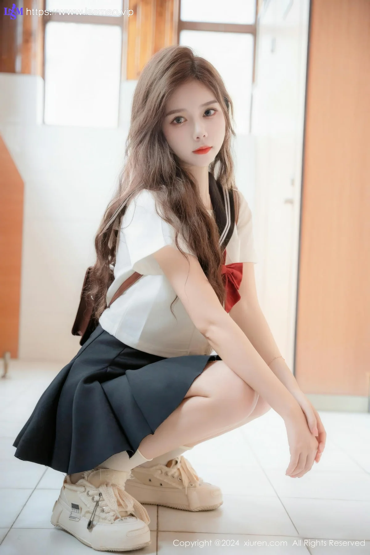 XiuRen 秀人 No.8948 拍黄瓜girl 首套写真JK制服22 - 24